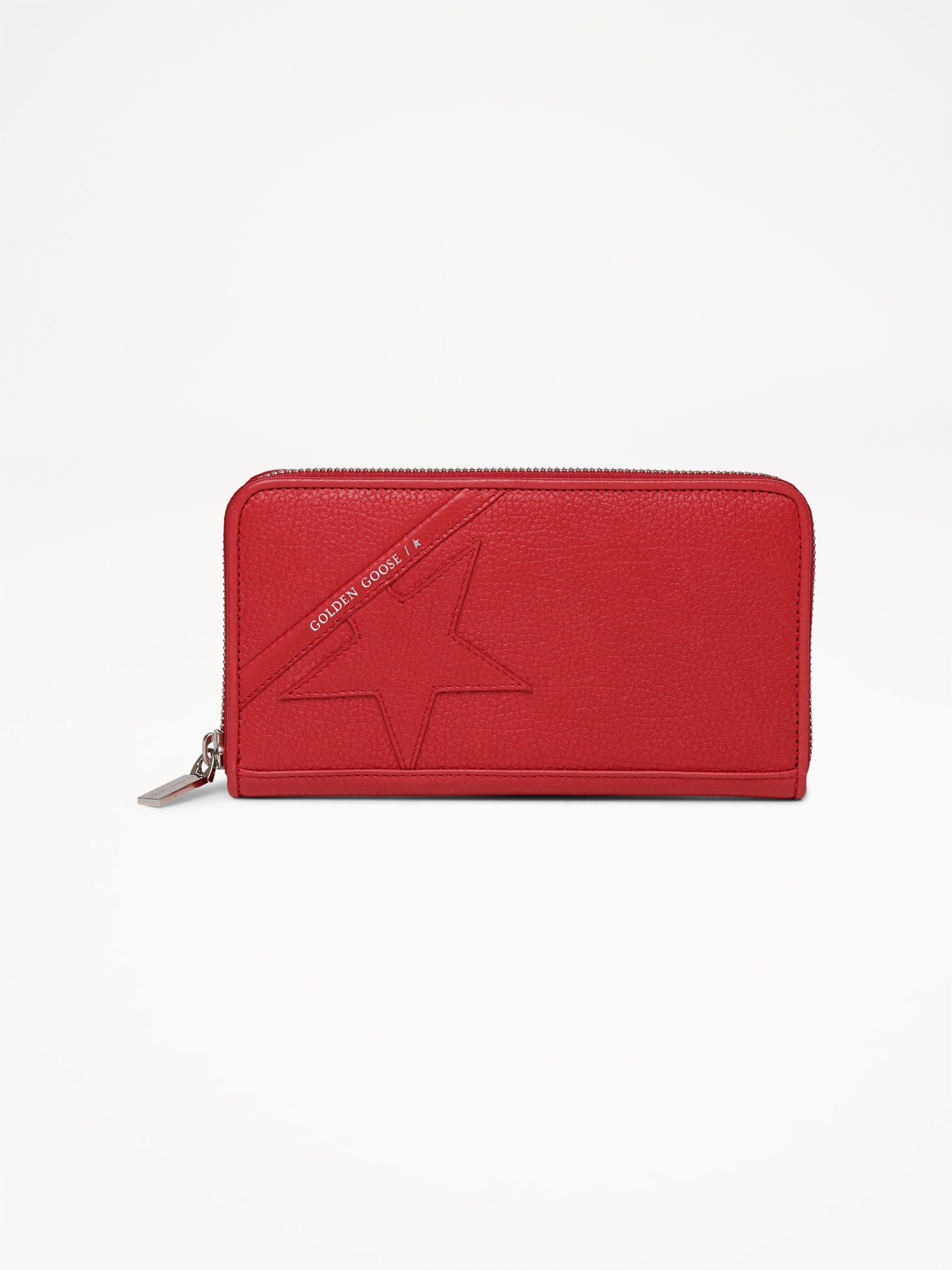 Women | Large Red Star Wallet | Red - Image 8
