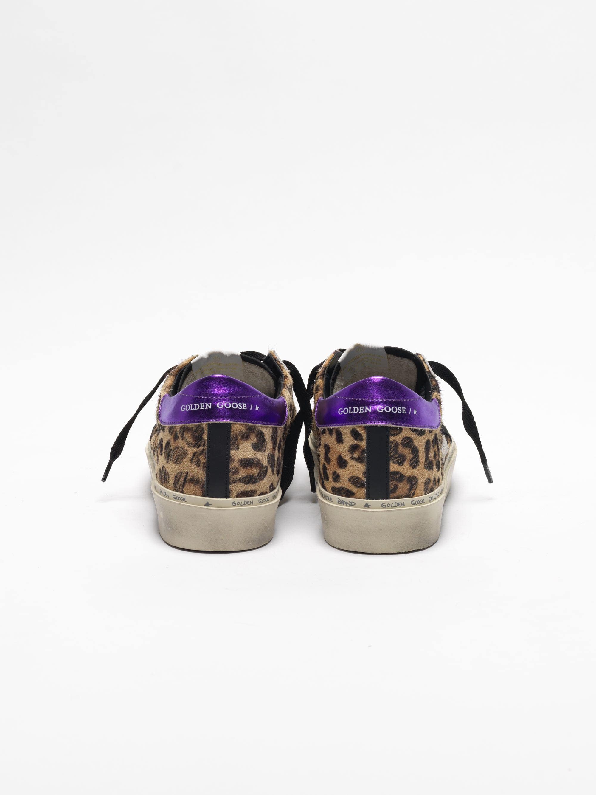 Women | Leo-Printed Hi Star with Black Star & Purple Heel Tab - Image 7