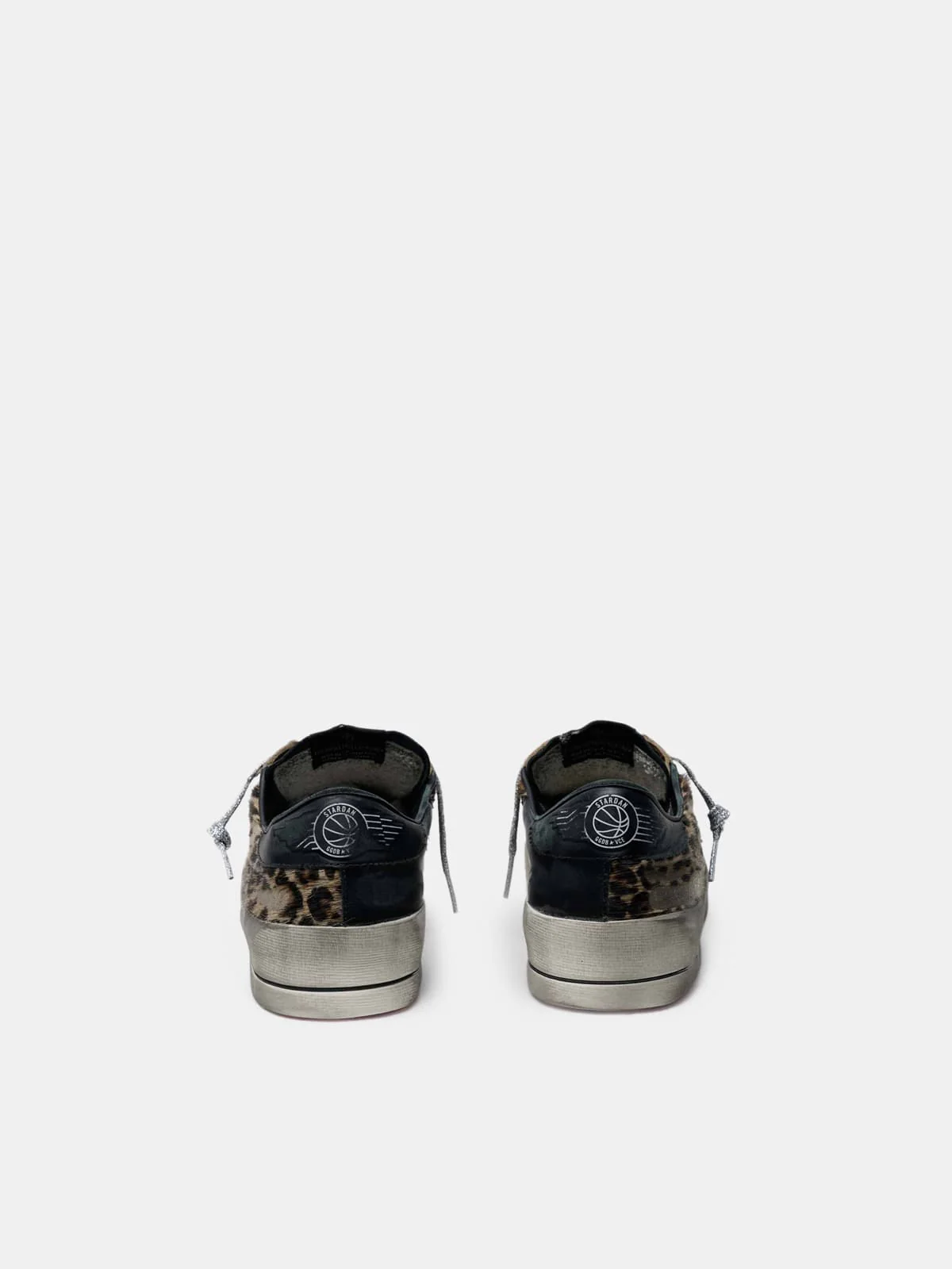 Women | Leopard-Print Stardan Sneakers with Fuchsia Sole - Image 5