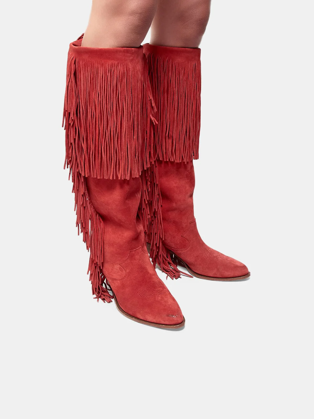 Women | Levriero Ankle Boots Suede Leather with Fringes (V2) - Image 4