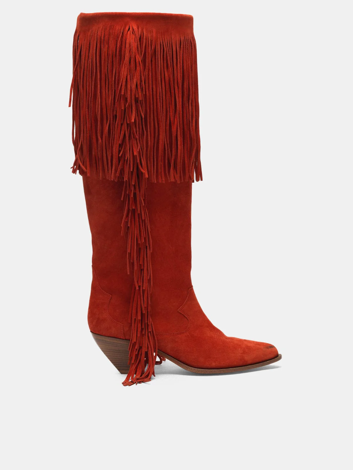 Women | Levriero Ankle Boots Suede Leather with Fringes (V2) - Image 5
