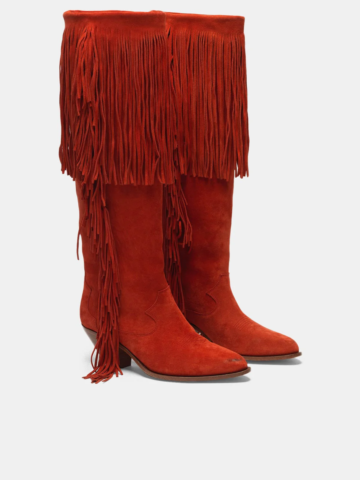 Women | Levriero Ankle Boots Suede Leather with Fringes (V2) - Image 6