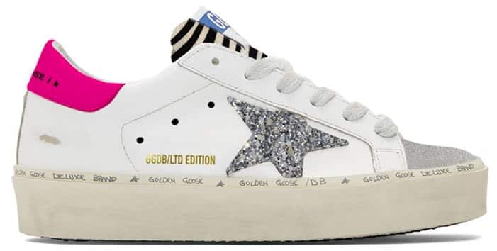 Women | Ltd Hi-Star Sneakers with Zebra-Print Insert & Glittery Star - Image 3