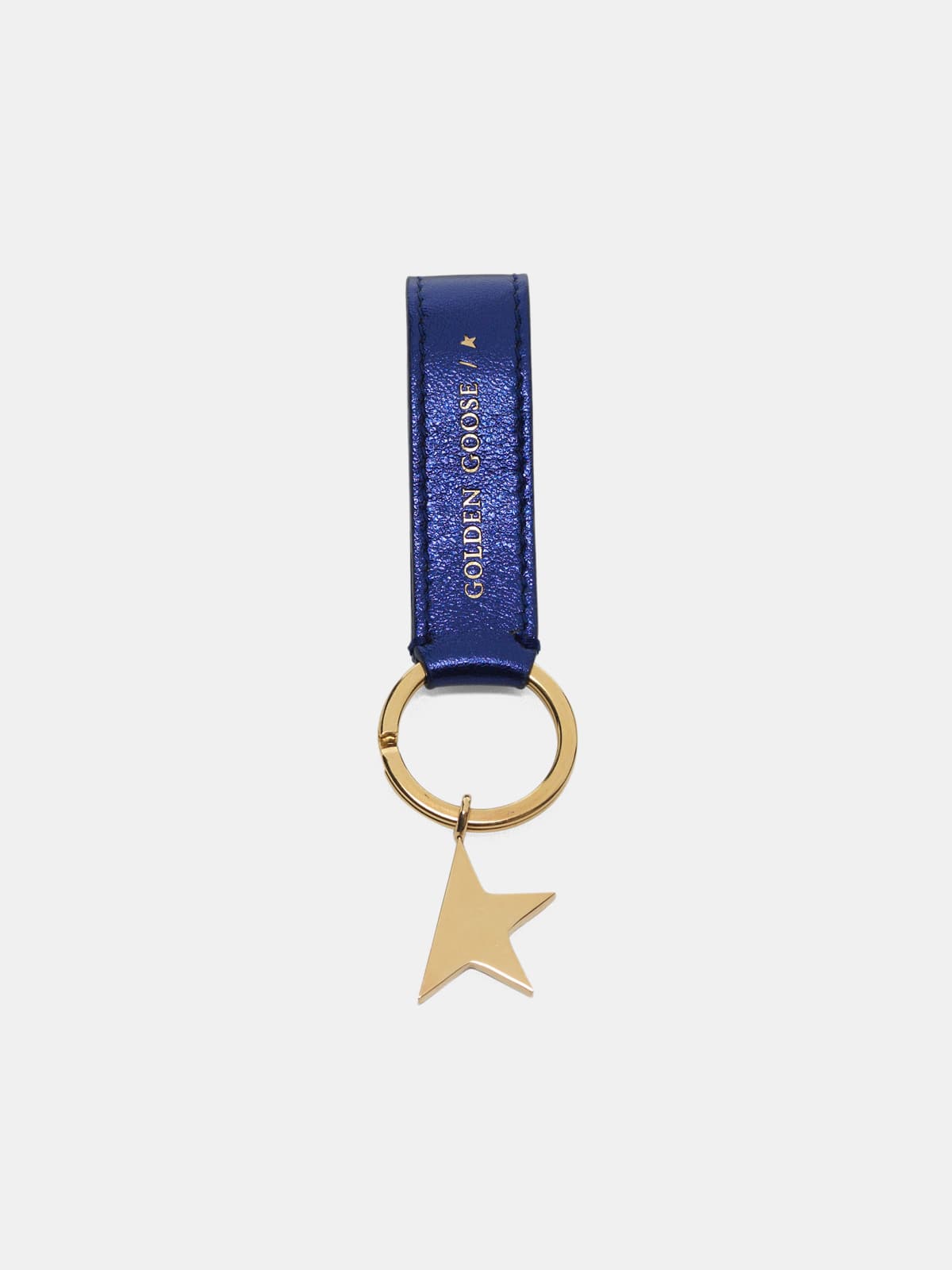 Women | Metallic Blue Star Keyring - Image 3