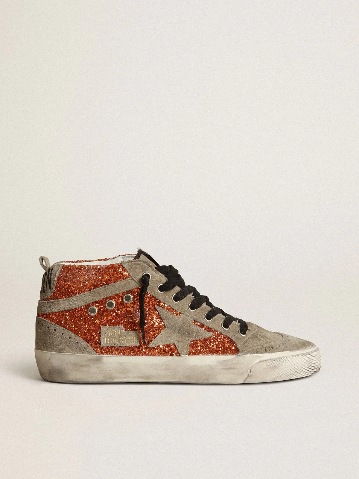 Women | Mid Star Cinnamon Glitter with Ice-Gray Suede Star & Flash | Cinnamon x Ice - Image 5