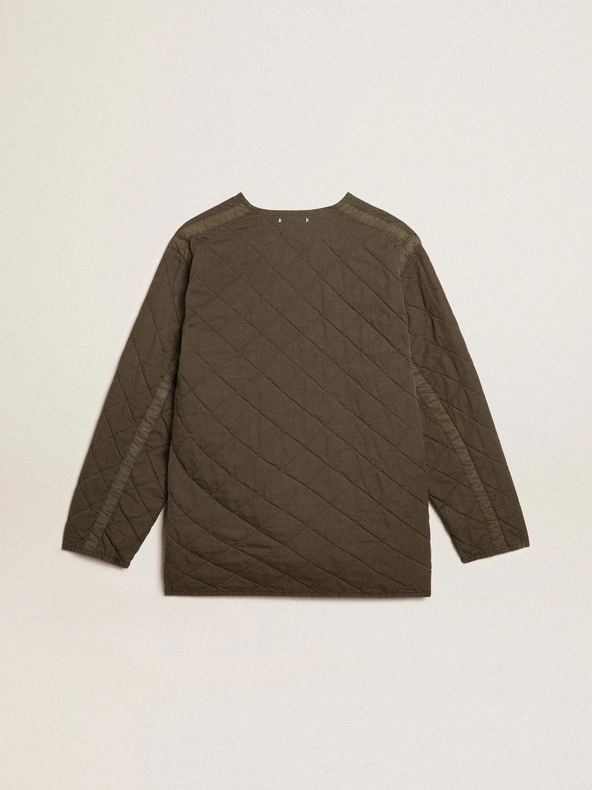 Women | Olive-Green Quilted Jacket | Vintage Olive - Image 8