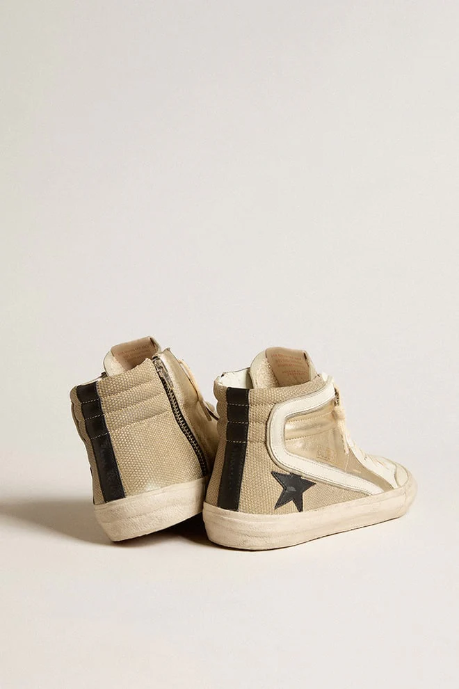 Women | Platinum Slide with Black Star | Platinum x Gold x Ice x Black x White - Image 4