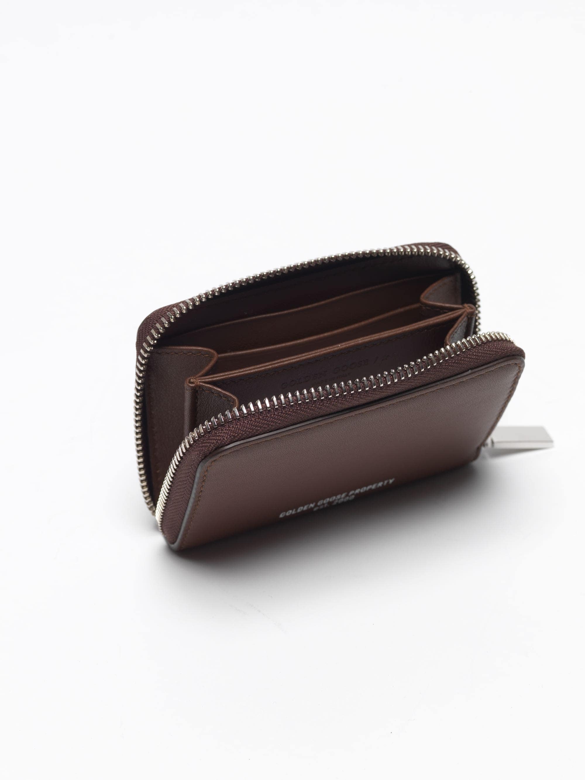 Women | Property Compact Zipped Wallet Brown Smooth - Image 6