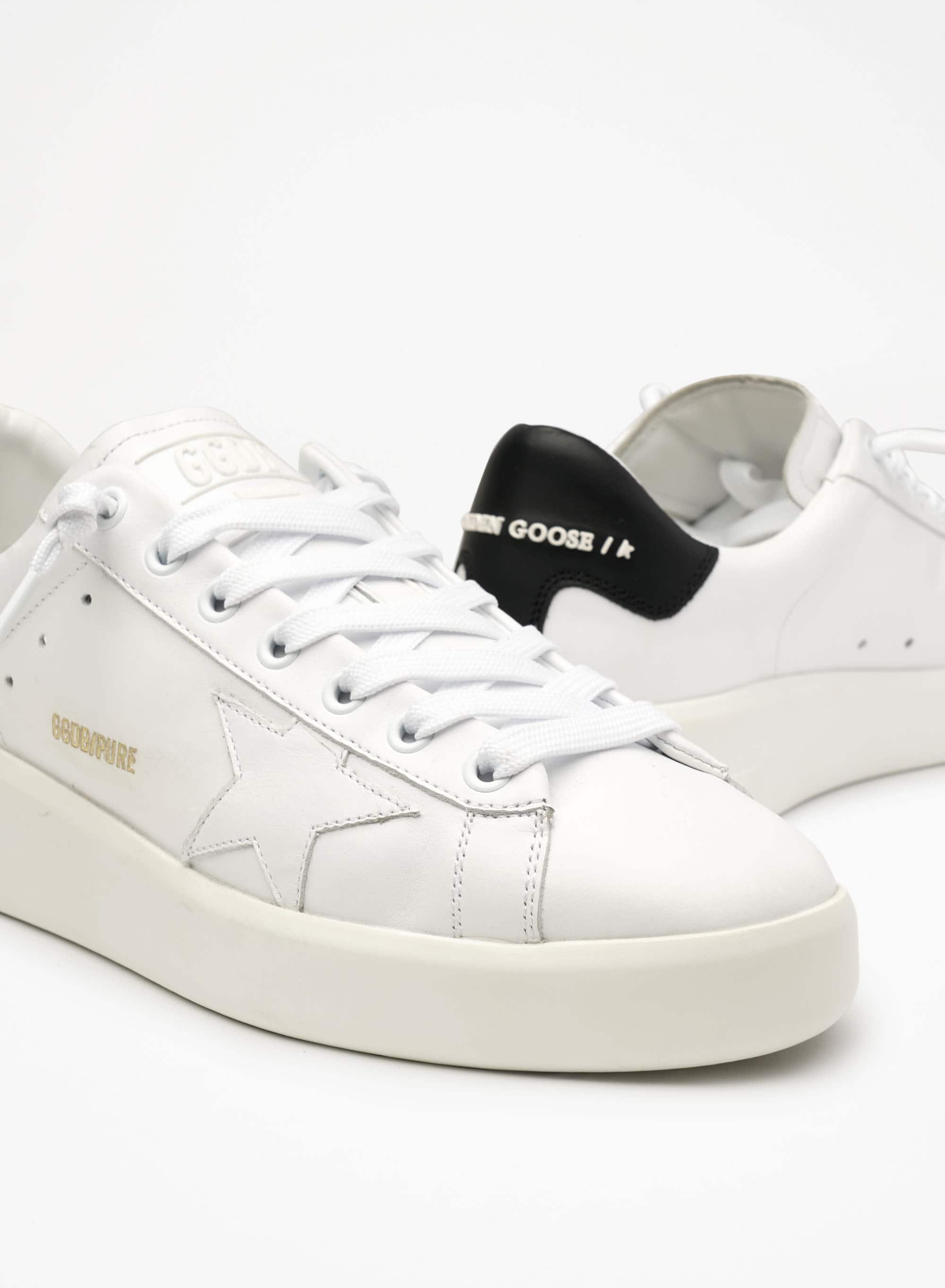 Women | Purestar White Leather | White x Black - Image 6