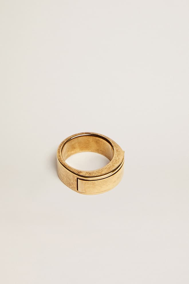 Women | Ring Antique Gold Color with Hidden Message | Antique Gold - Image 9