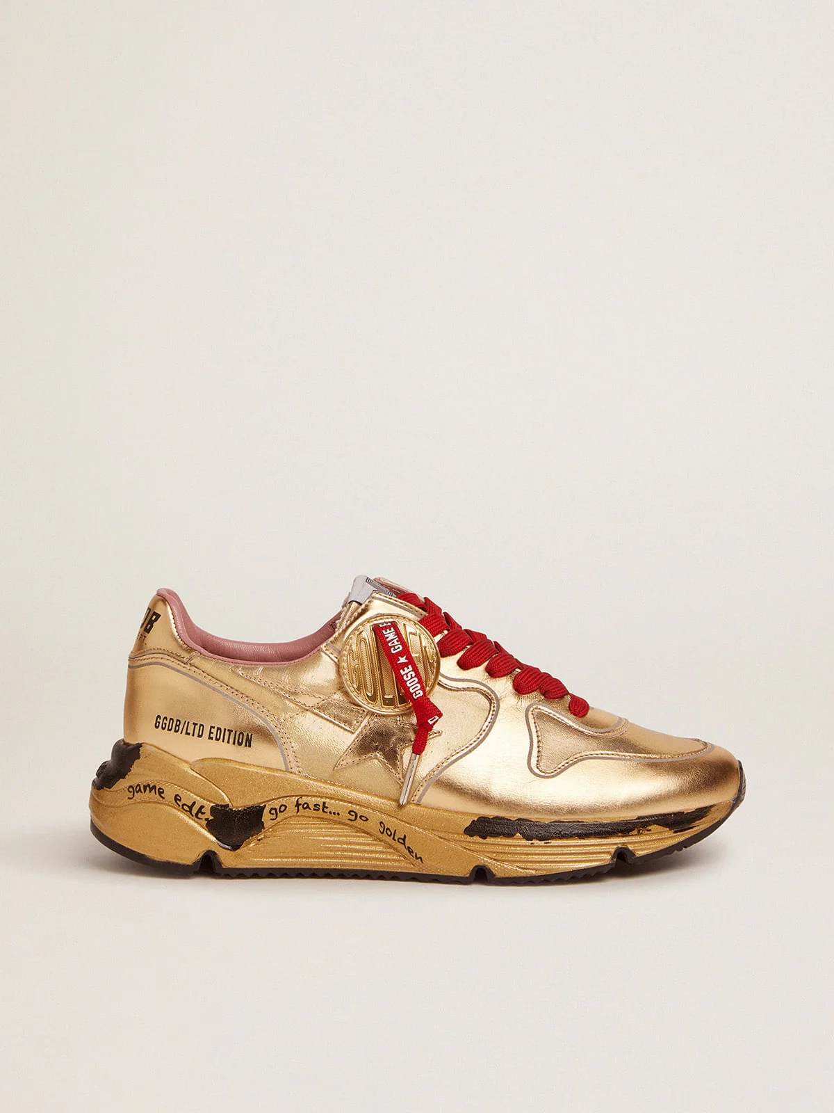 Women | Running Sole Game Edt Capsule Collection Sneakers Gold Lurex | Gold - Image 4