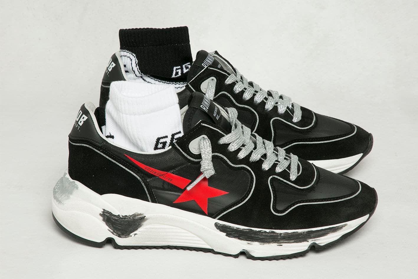 Women | Running Sole Sneakers Metallic Mesh - Image 3