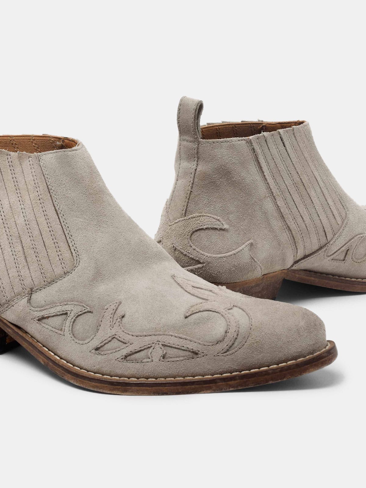 Women | Santiago Low Ankle Boots Suede Leather - Image 6