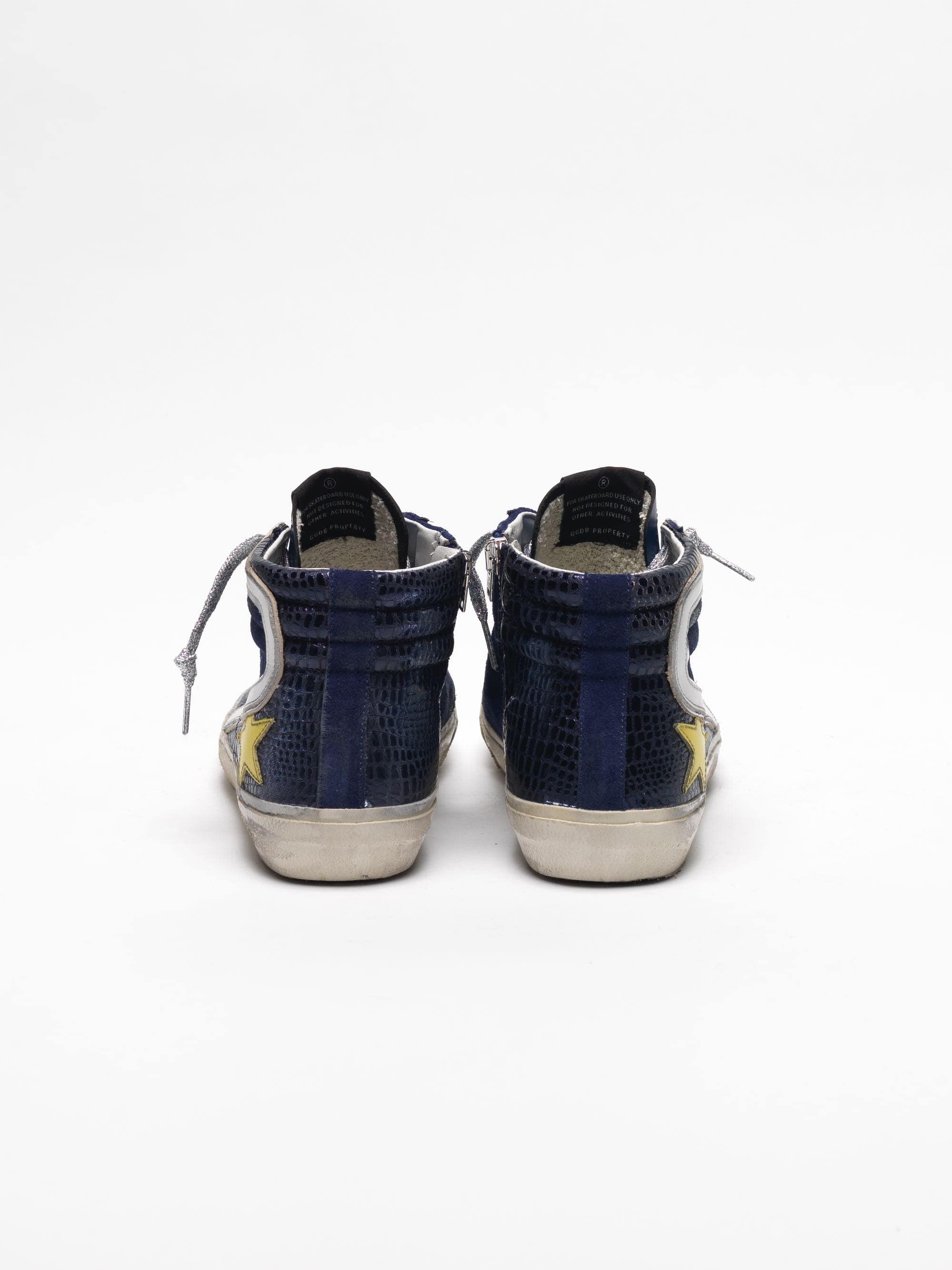 Women | Slide Blue with Yellow Star & White Flash - Image 6