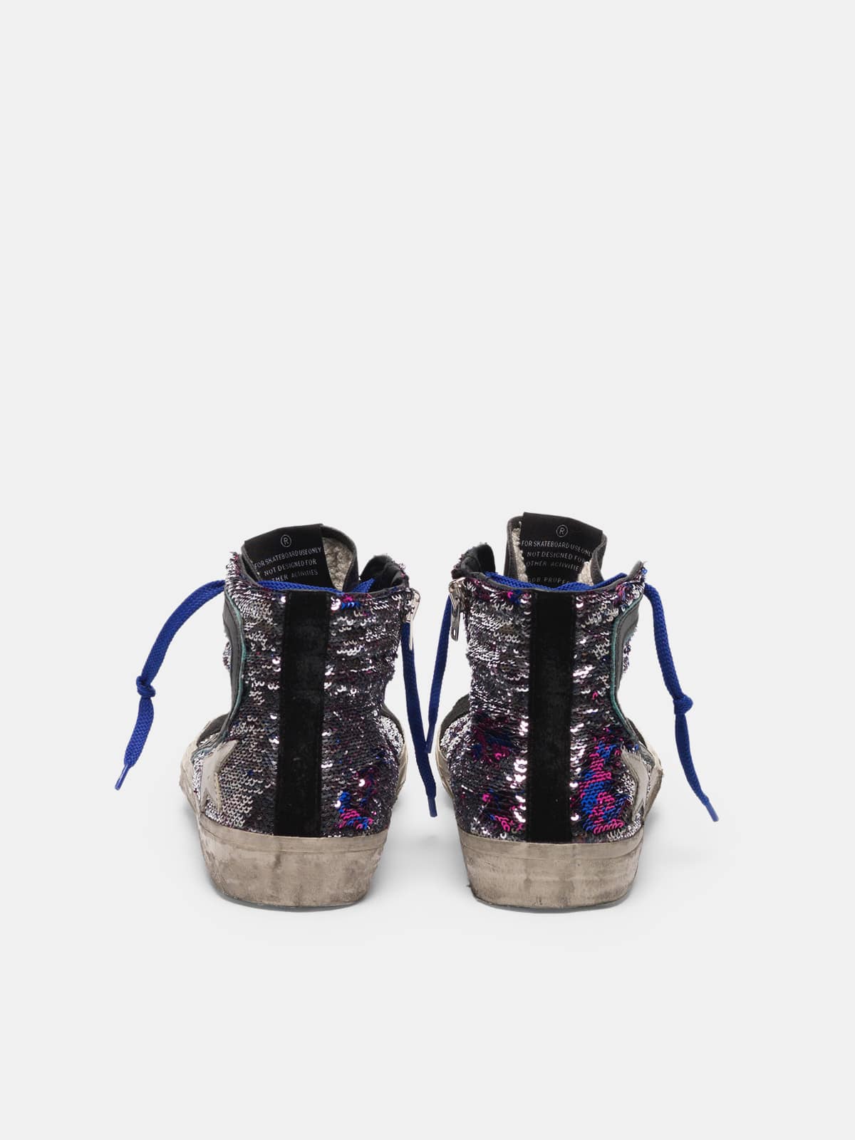 Women | Slide Sneakers Suede & Sequins - Image 6