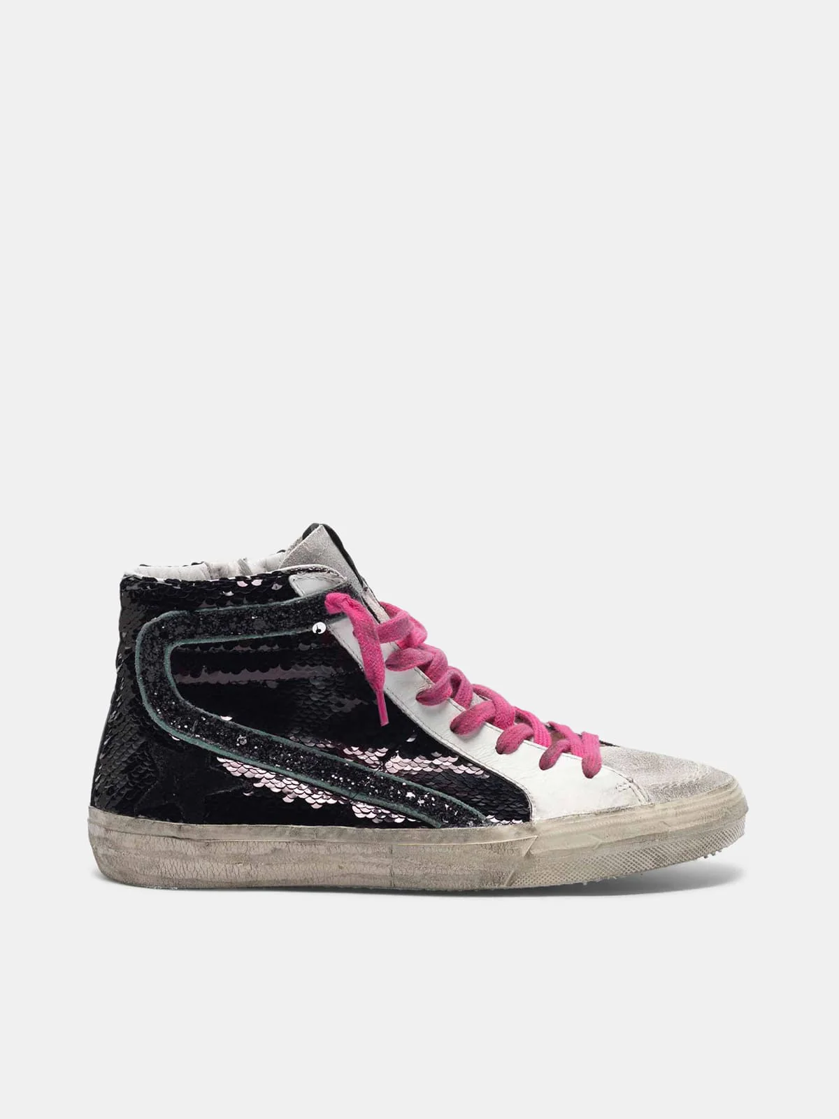 Women | Slide Sneakers with Black Sequins - Image 5