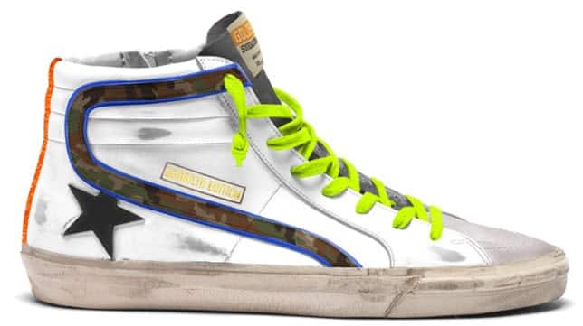 Women | Slide Sneakers with Camouflage Flash & Fluorescent Laces - Image 5