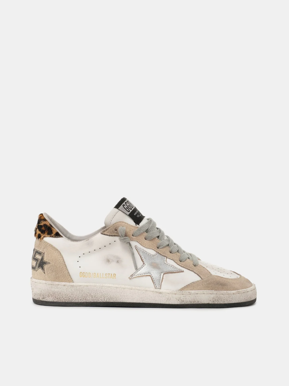 Women | Sneakers Ball Star Col A75 Pearl Suede-Horsy-Silver - Image 5