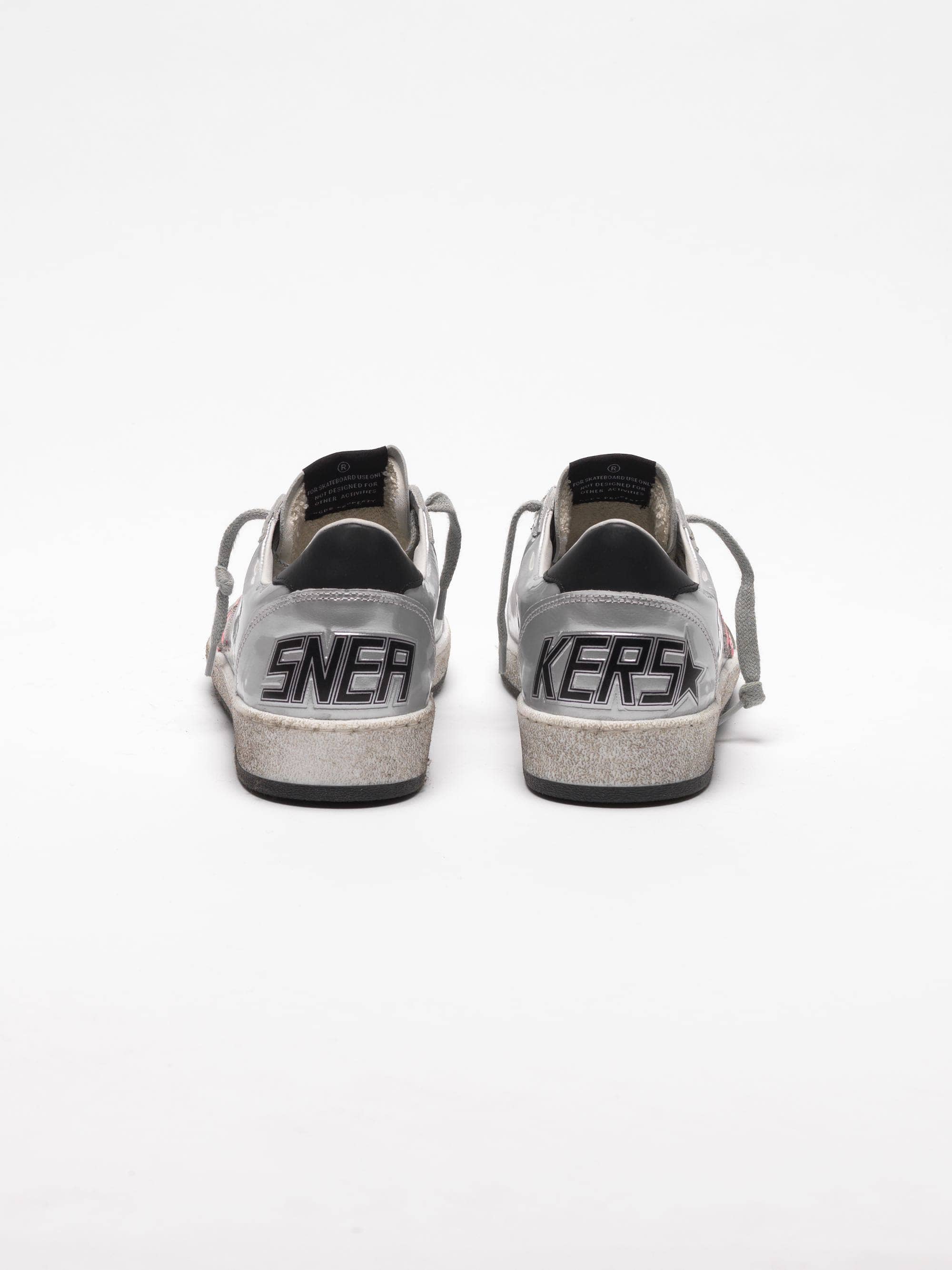Women | Sneakers Ball Star Silver Metallic Leather - Image 3