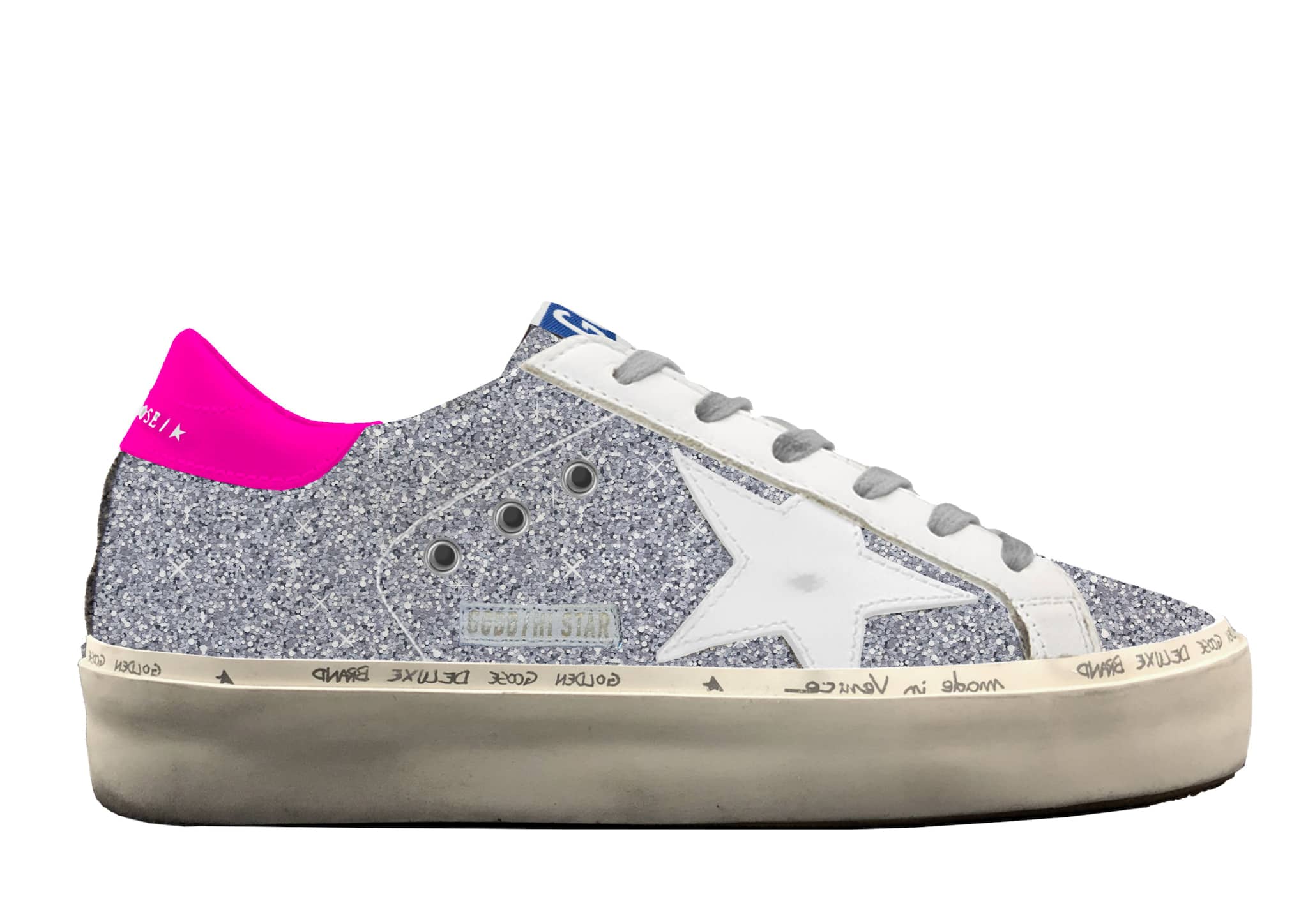 Women | Sneakers Hi Star Silver Glitter-White Star - Image 4