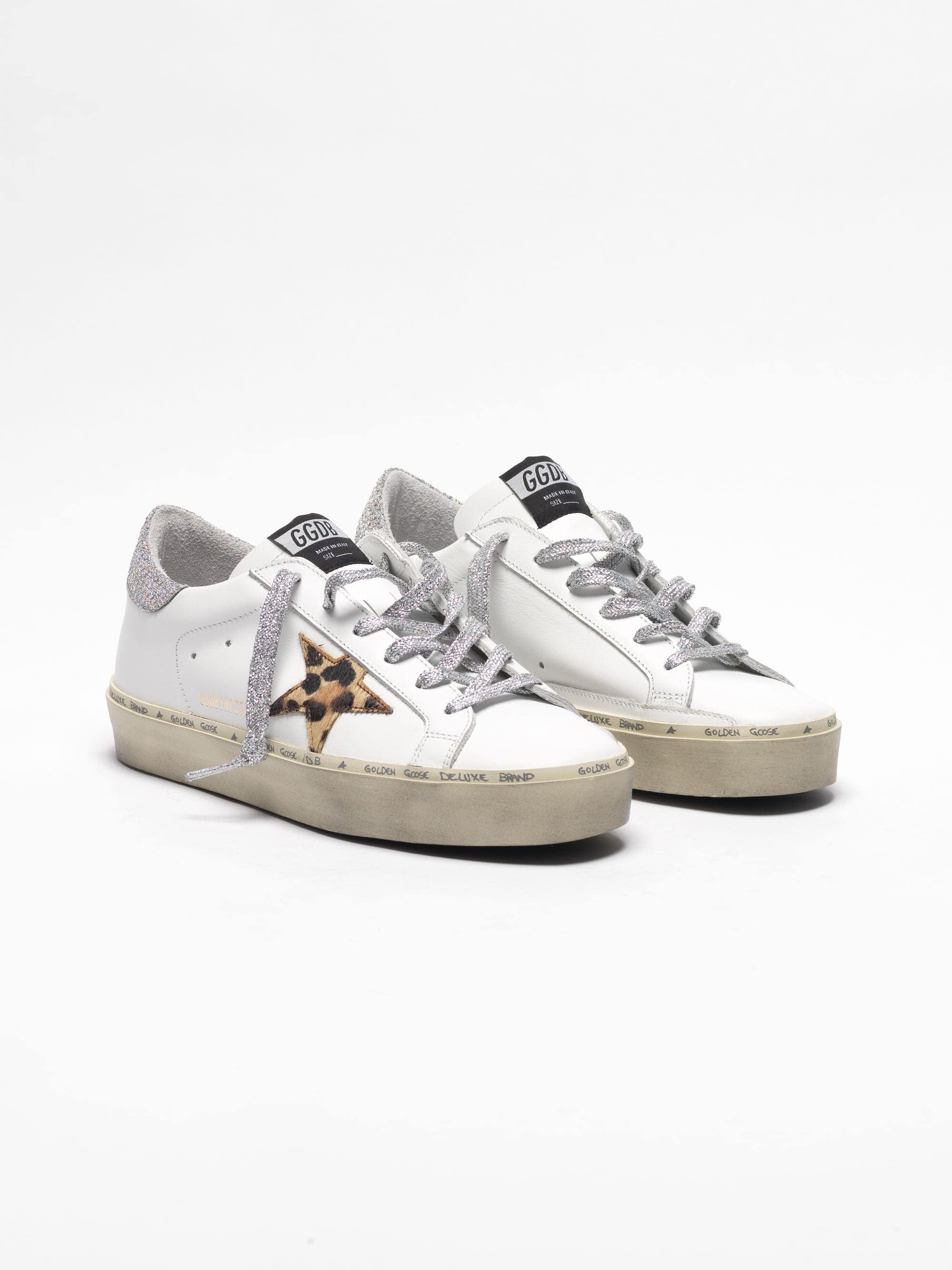 Women | Sneakers Hi Star White Leather-Leopard-Lurex - Image 4