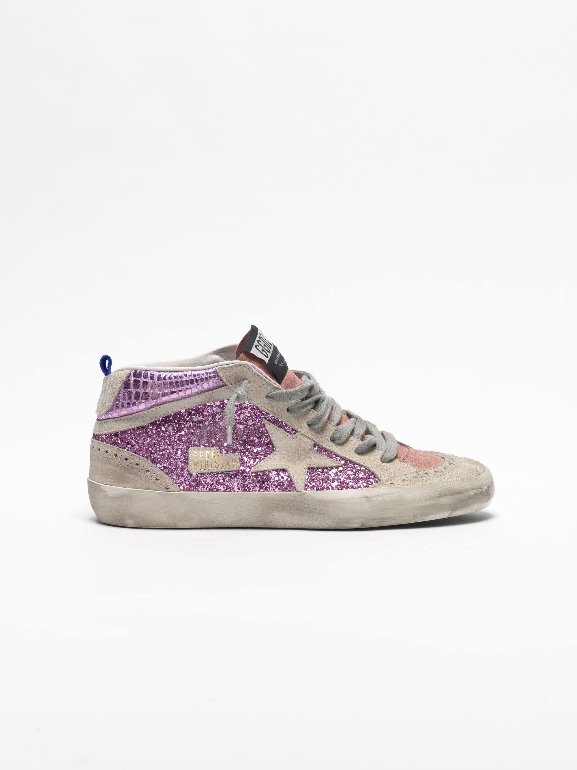 Women | Sneakers Mid Star Pink Glitter Cocco-Ice Star - Image 2
