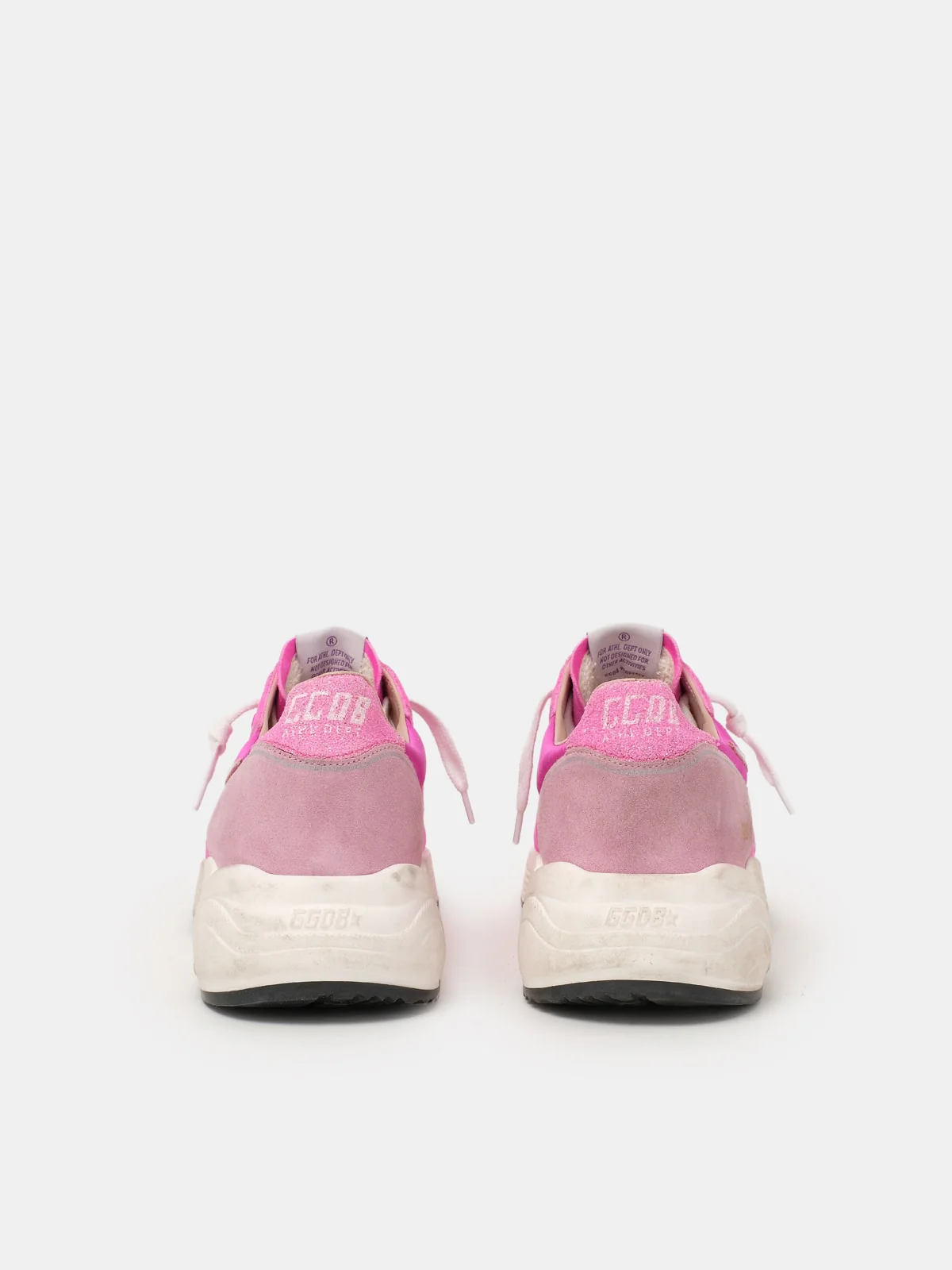 Women | Sneakers Running Sole Col N1 Fuxia Suede-Pink Star - Image 5