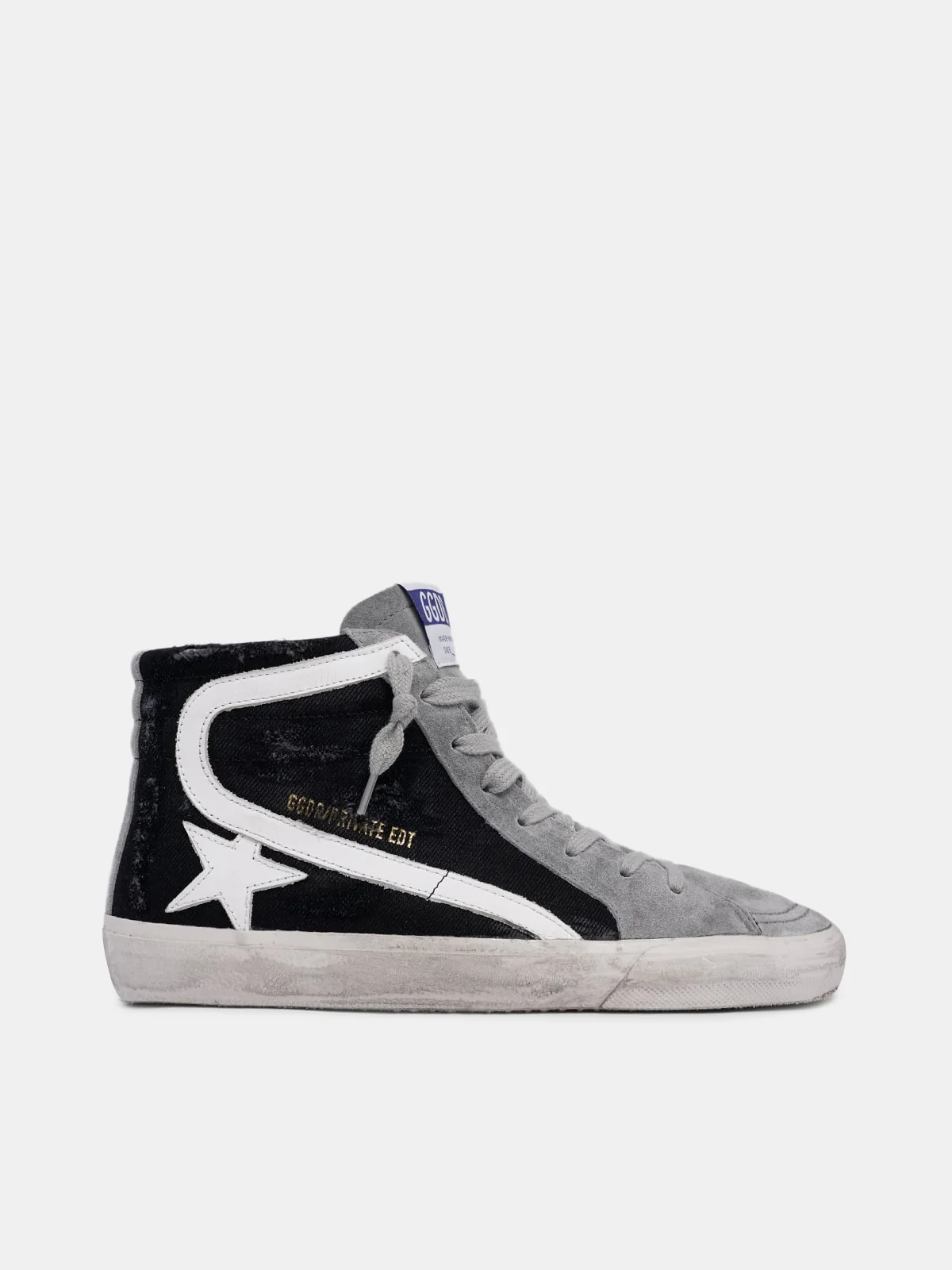Women | Sneakers Slide Col A97 By-Distressed Grey Denim - Image 4
