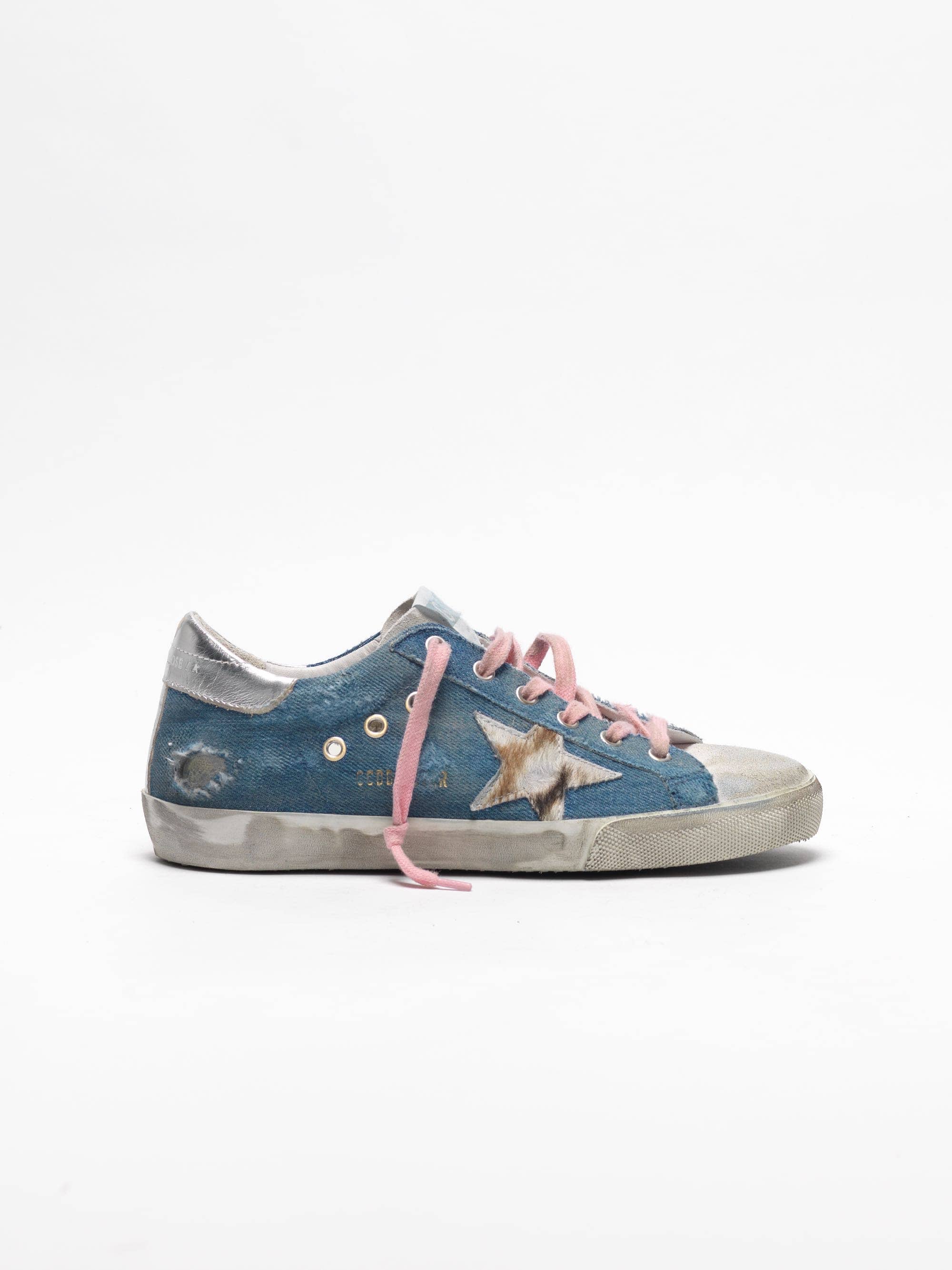 Women | Sneakers Super-Star Light Blue Denim-Cow Star - Image 3