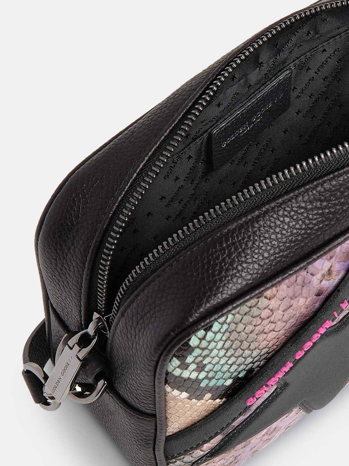 Women | Star Bag with Python Print & Glitter Star - Image 2