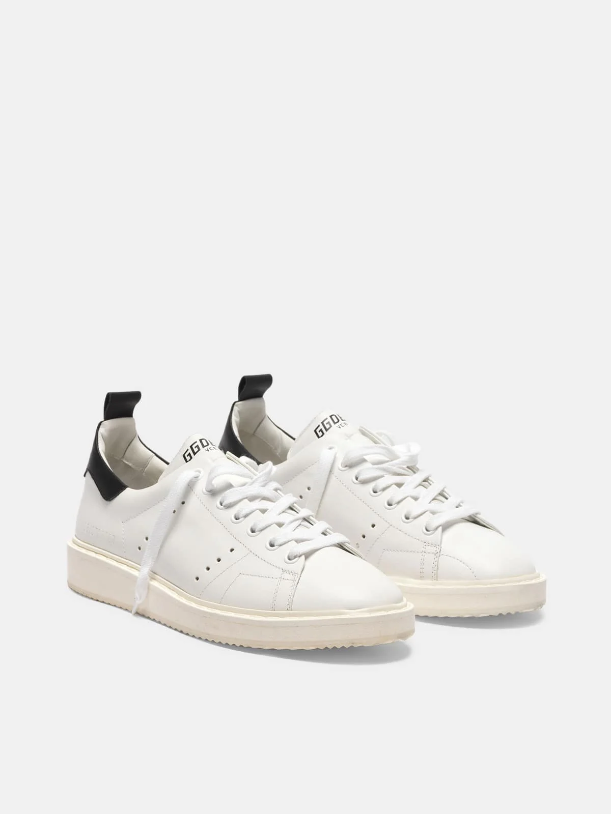 Women | Starter Sneakers Leather with Black Heel Tab - Image 2