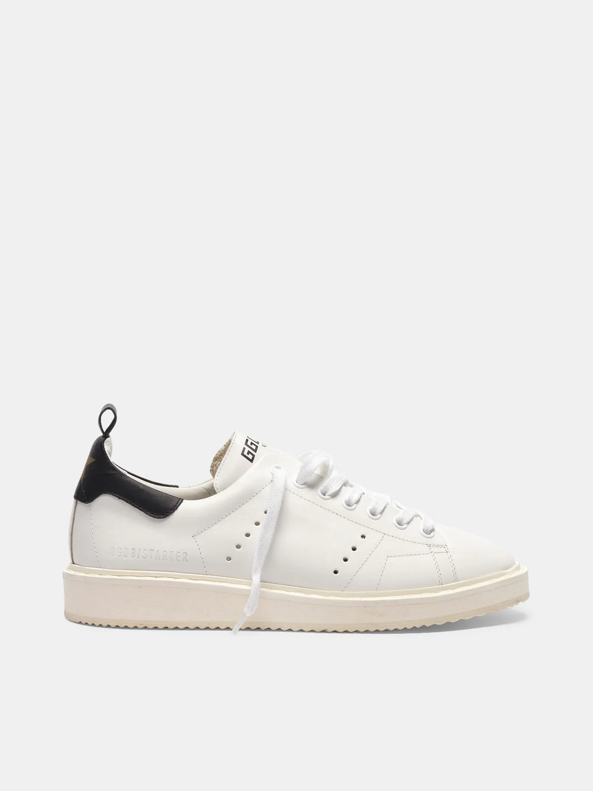 Women | Starter Sneakers Leather with Black Heel Tab - Image 3