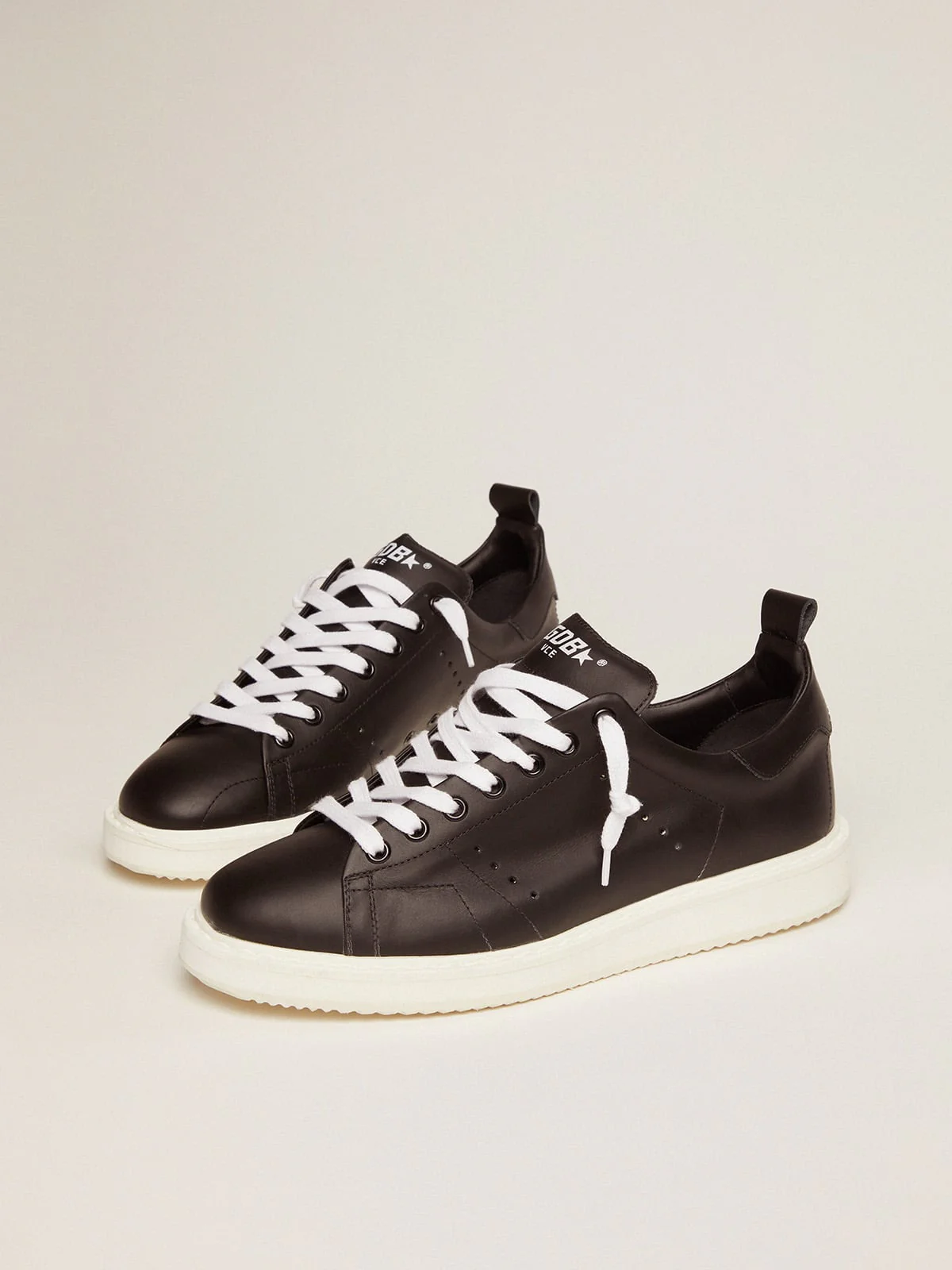 Women | Starter Sneakers Total Black Leather - Image 3