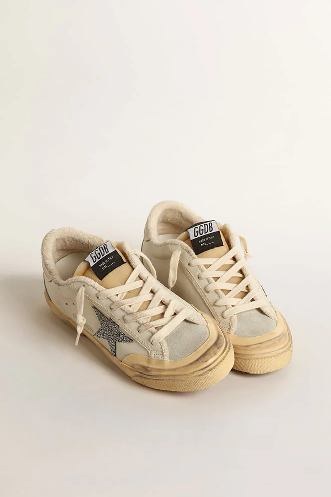 Women | Super-Star Ltd with Black Swarovski Crystal Star | White x Ice x Black x Buttercream - Image 4