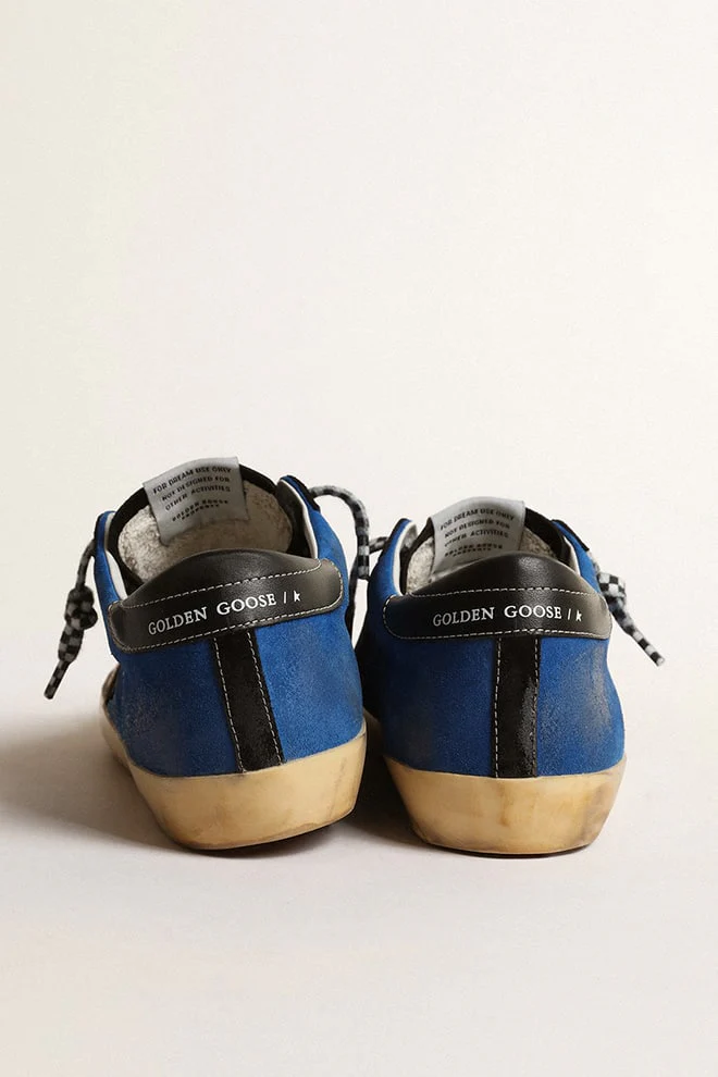 Women | Super-Star Penstar Bluette Suede with Black Details | Bluette x Black - Image 6