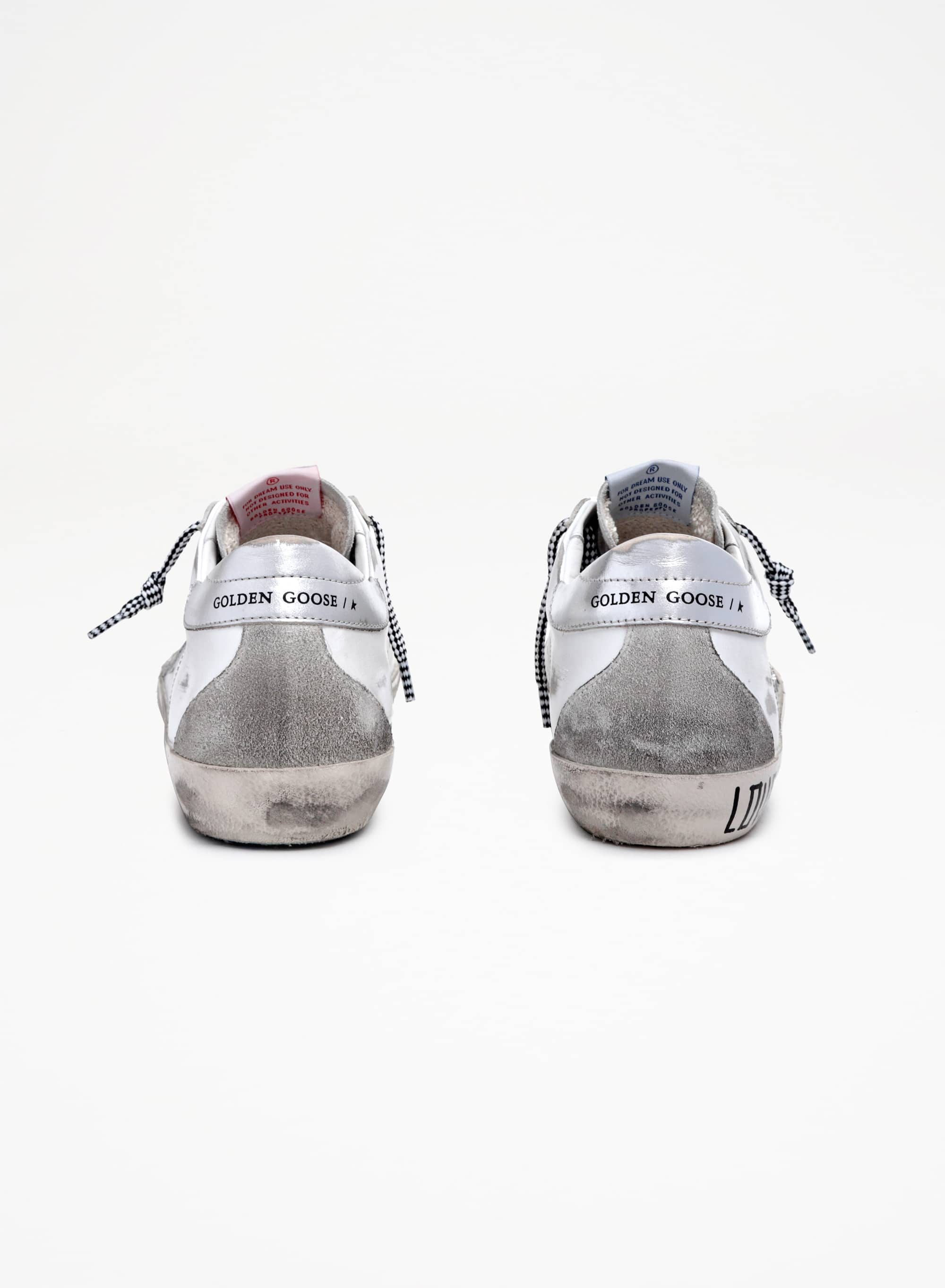 Women | Super-Star Penstar with Grey Star & Silver Heel Tab | White x Ice x Silver - Image 5