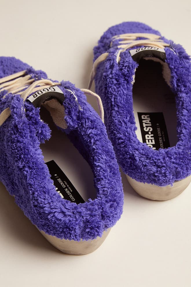 Women | Super-Star Sabot Royal Blue Terry with White Star | Royal Blue x White - Image 7