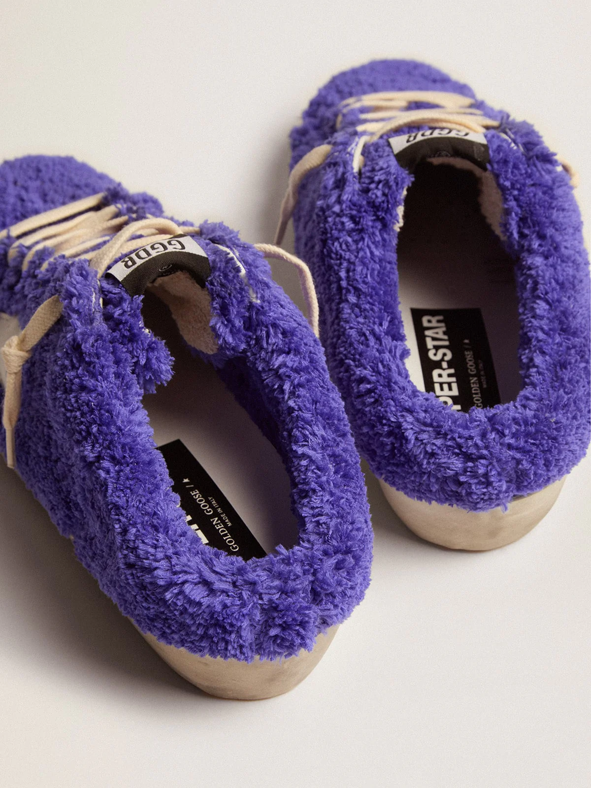 Women | Super-Star Sabot Royal Blue Terry with White Star | Royal Blue x White - Image 9