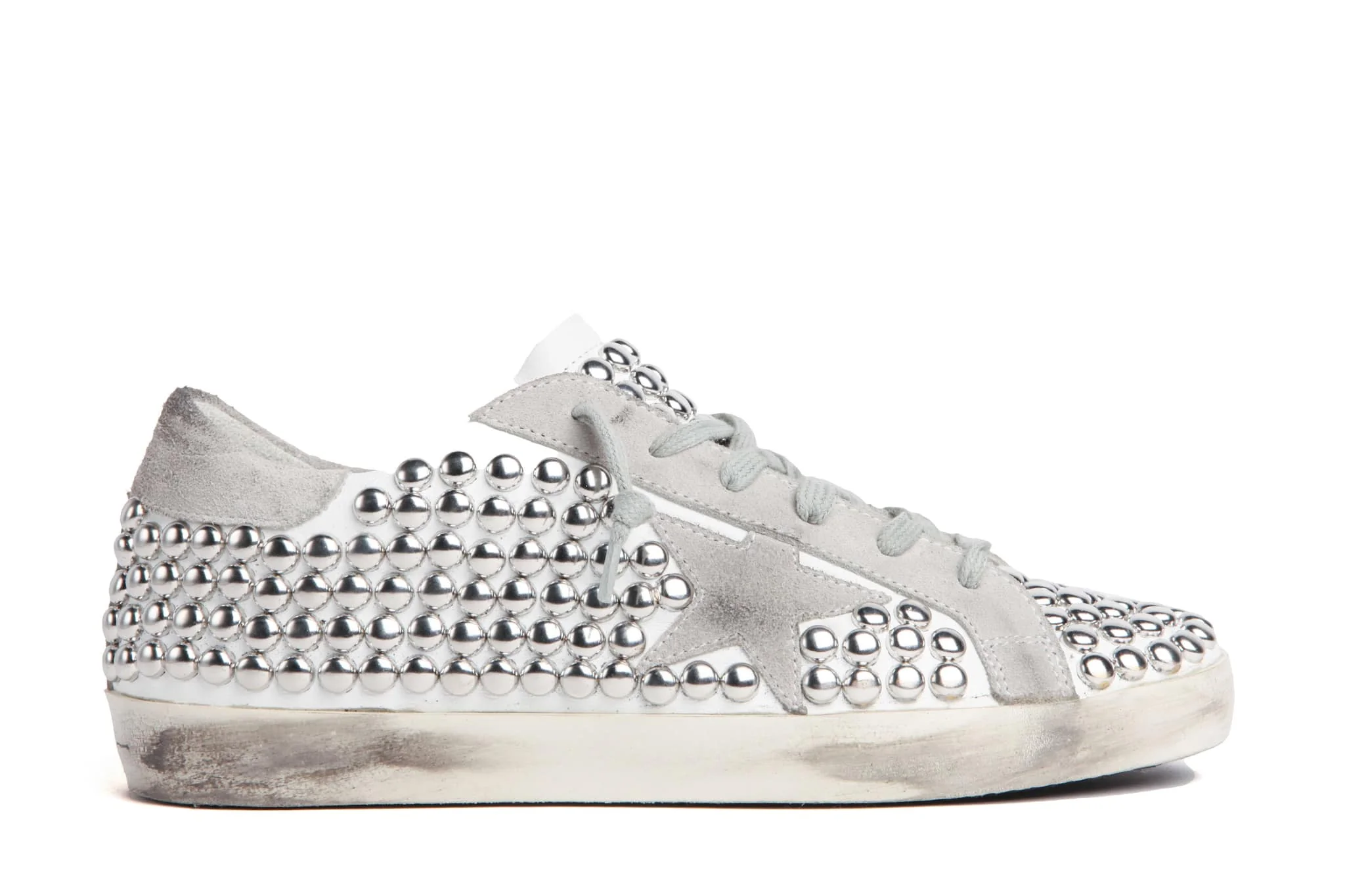 Women | Super-Star Sneakers Leather with Stud Covered Upper - Image 4