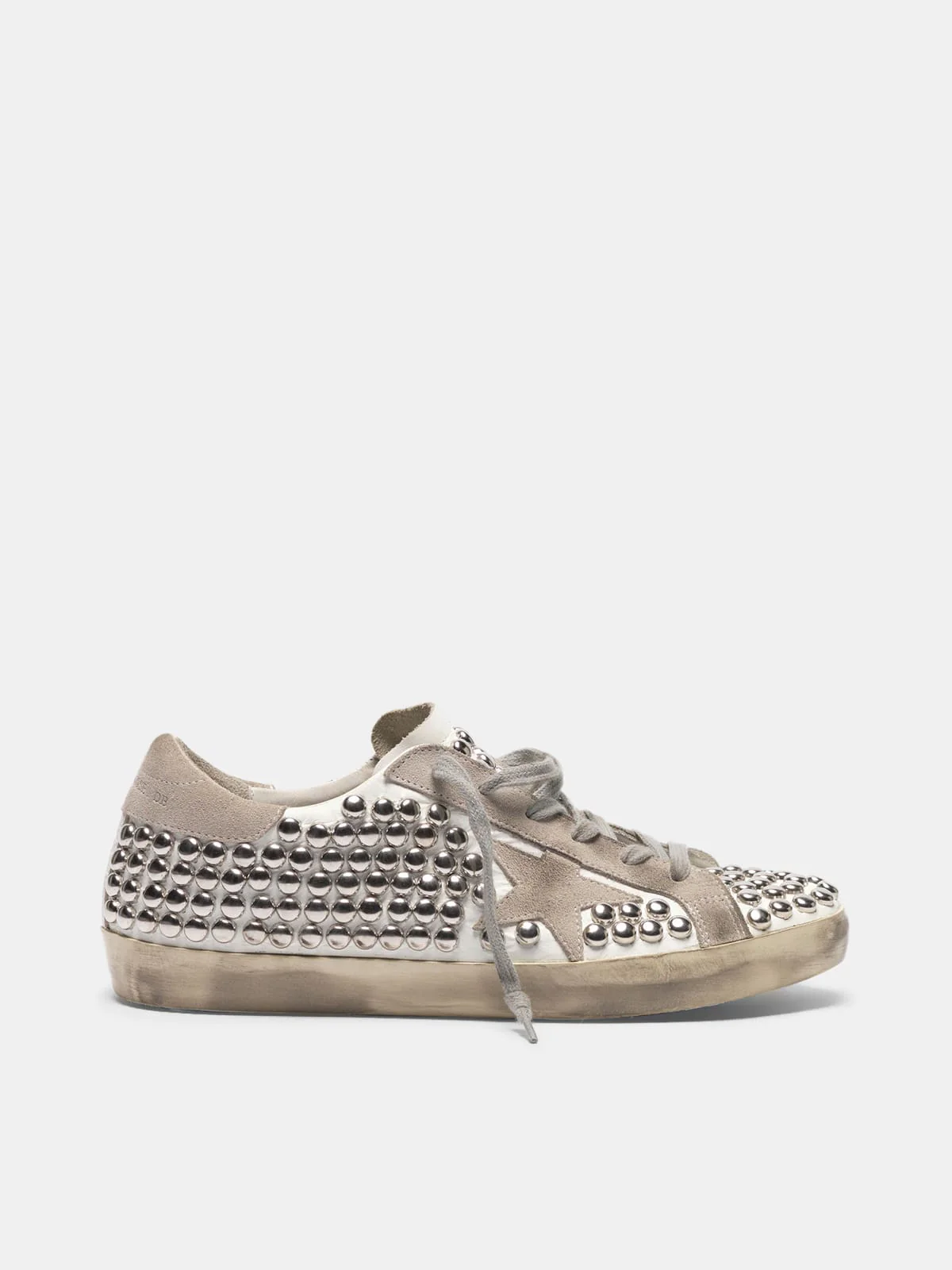 Women | Super-Star Sneakers Leather with Stud Covered Upper - Image 5