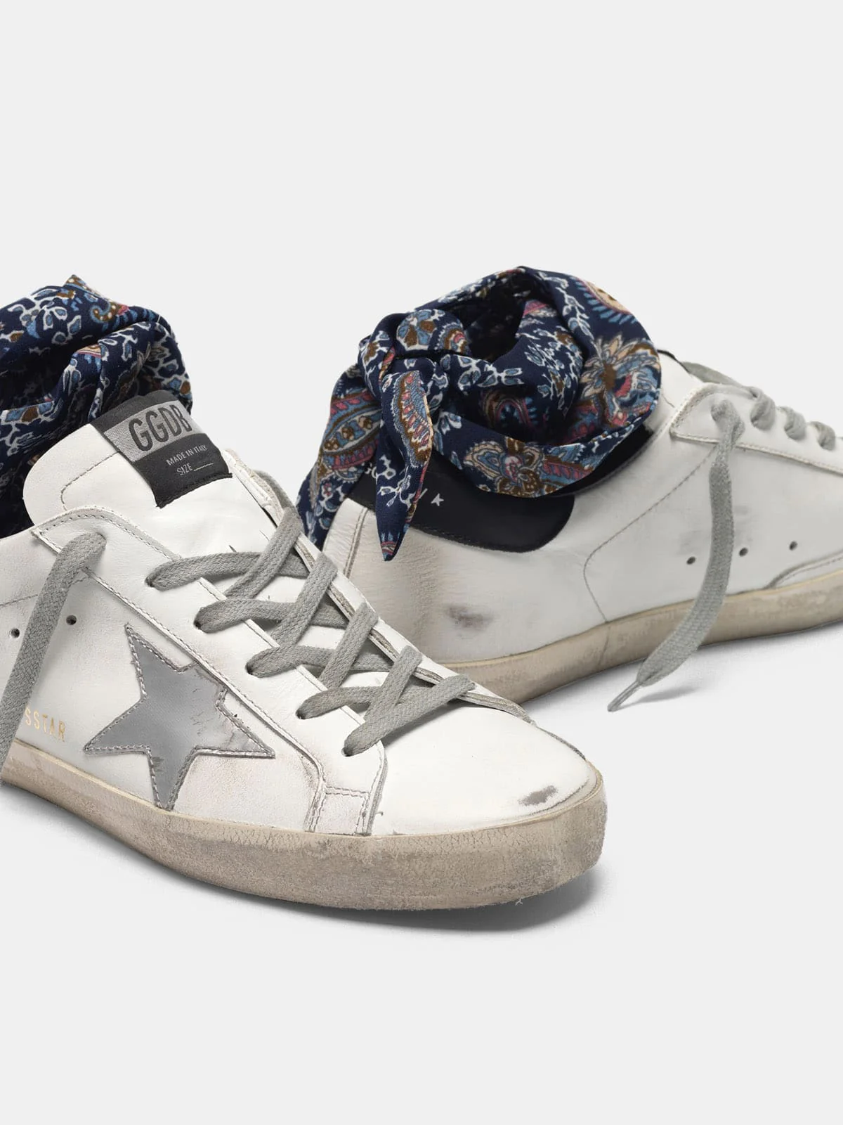 Women | Super-Star Sneakers with Bandana Insert On The Ankle - Image 2