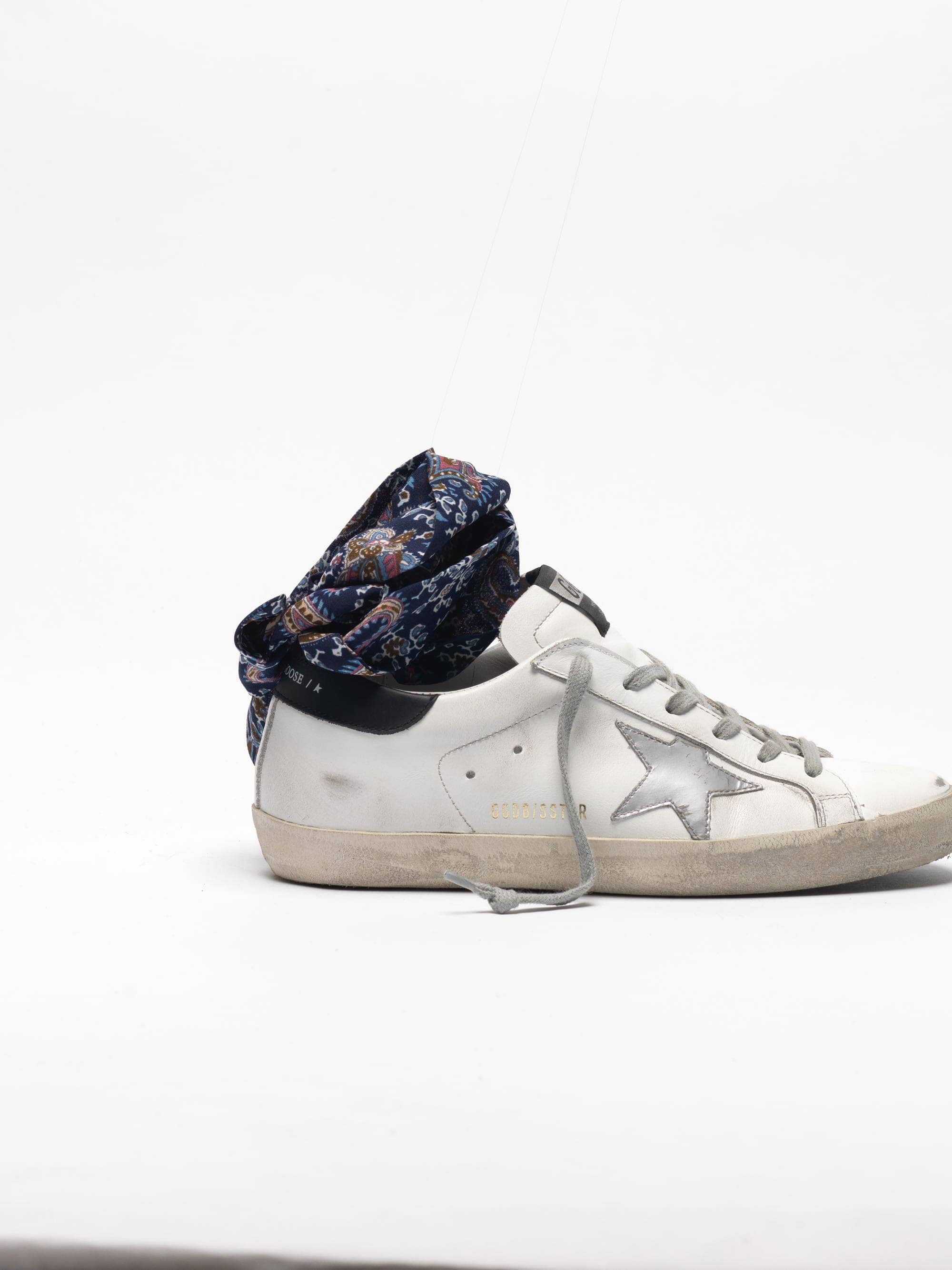 Women | Super-Star Sneakers with Bandana Insert On The Ankle - Image 8