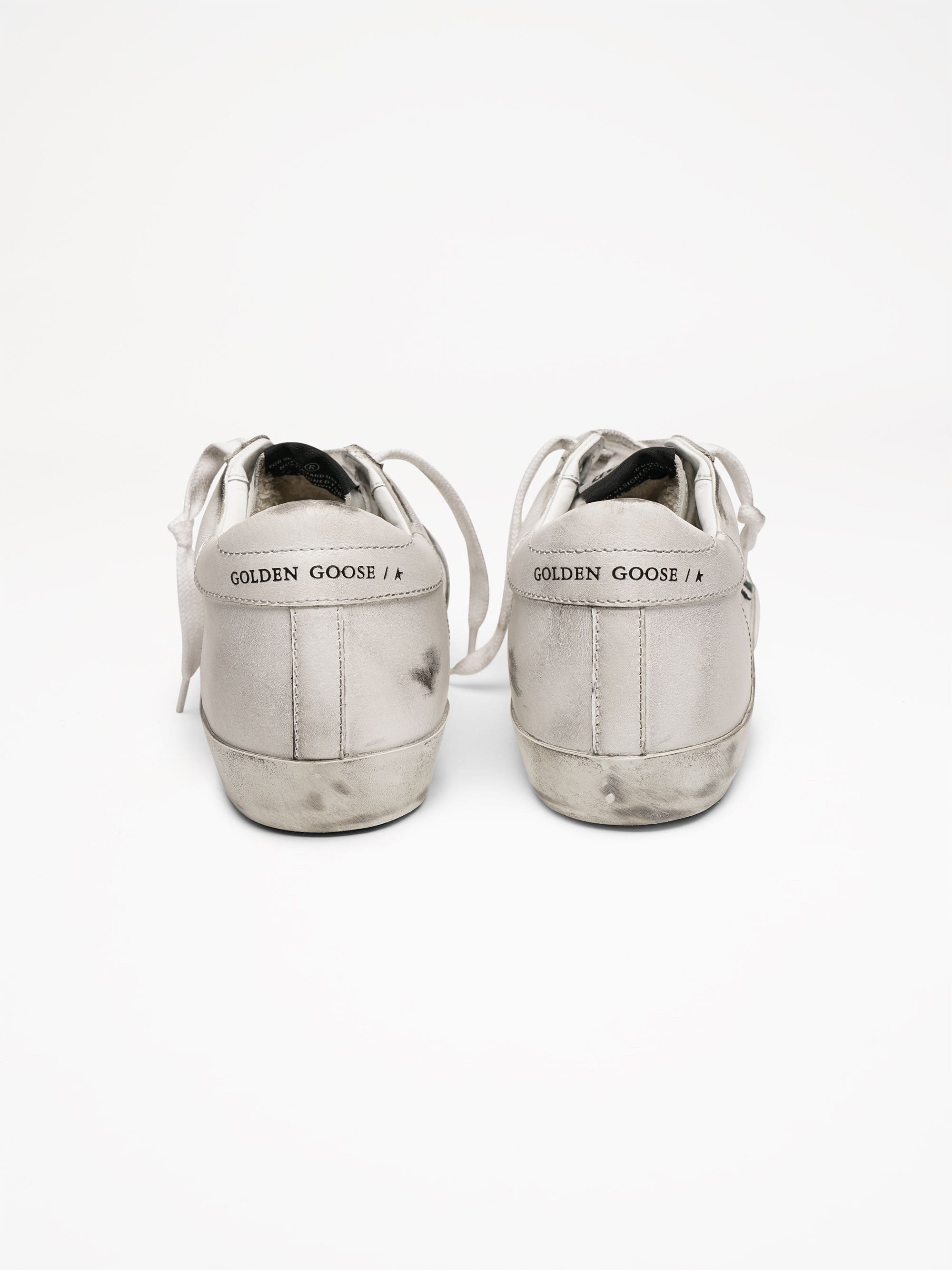 Women | Super-Star Sneakers with T26 White Leather-Green - Image 5