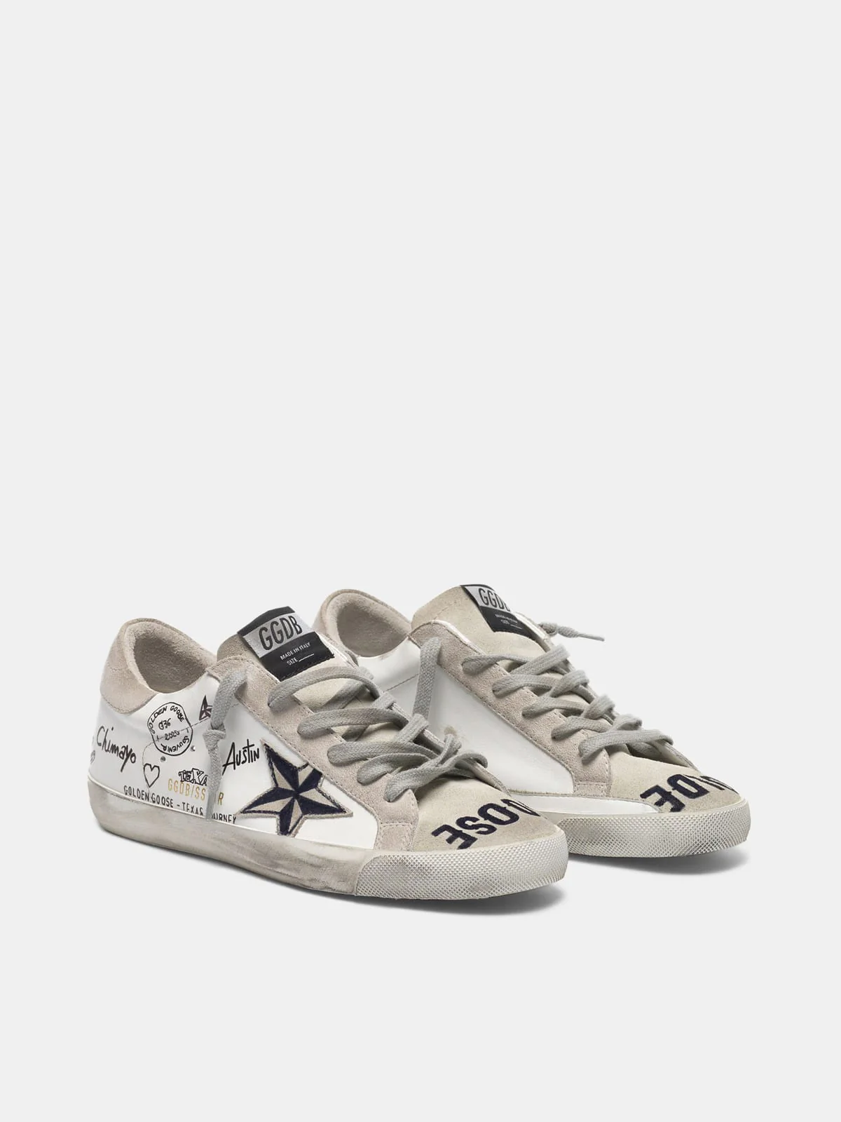 Women | Super-Star Sneakers with Texas Graffiti - Image 2