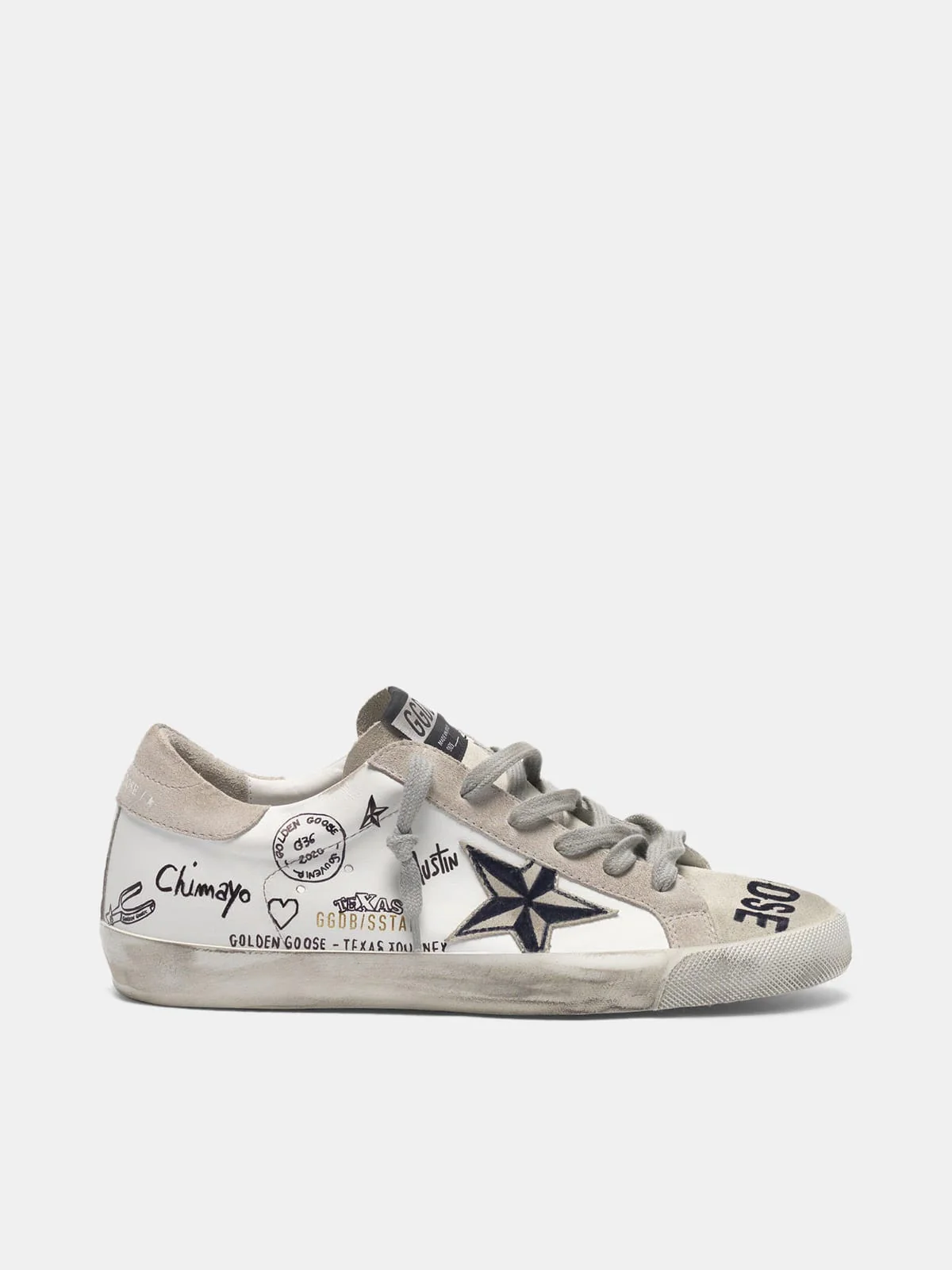 Women | Super-Star Sneakers with Texas Graffiti - Image 8