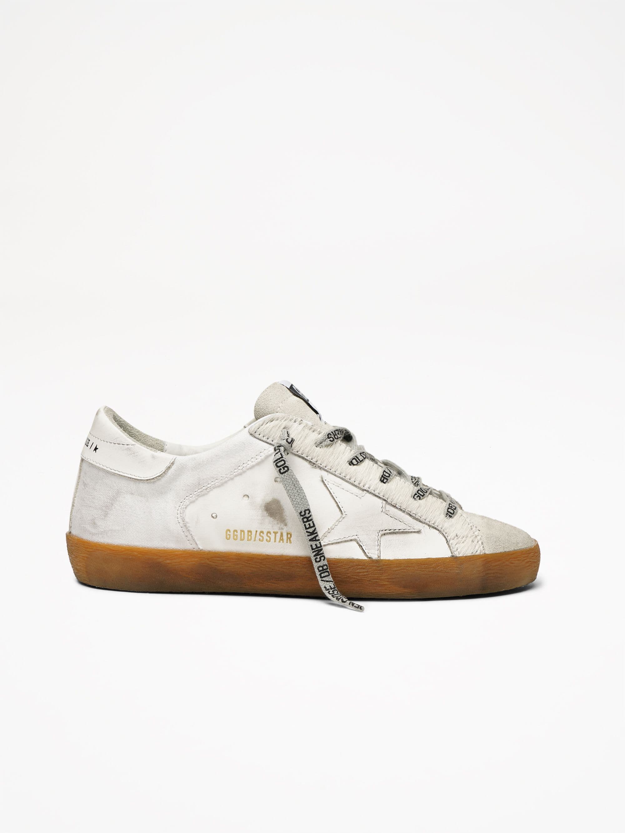 Women | Super-Star Suede White with Silver Laces - Image 3