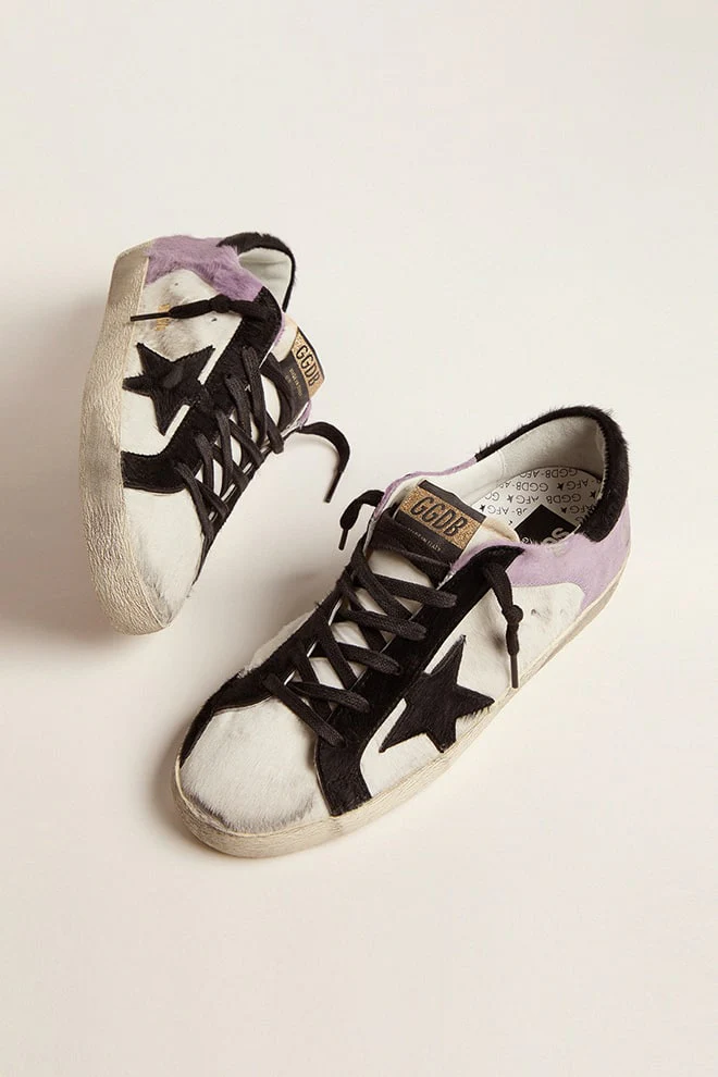 Women | Super-Star White & Lilac Pony Skin | White x Black x Lilac - Image 4