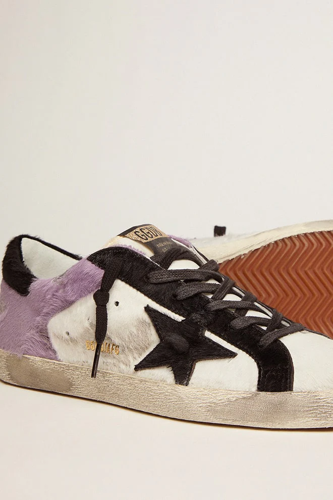 Women | Super-Star White & Lilac Pony Skin | White x Black x Lilac - Image 6
