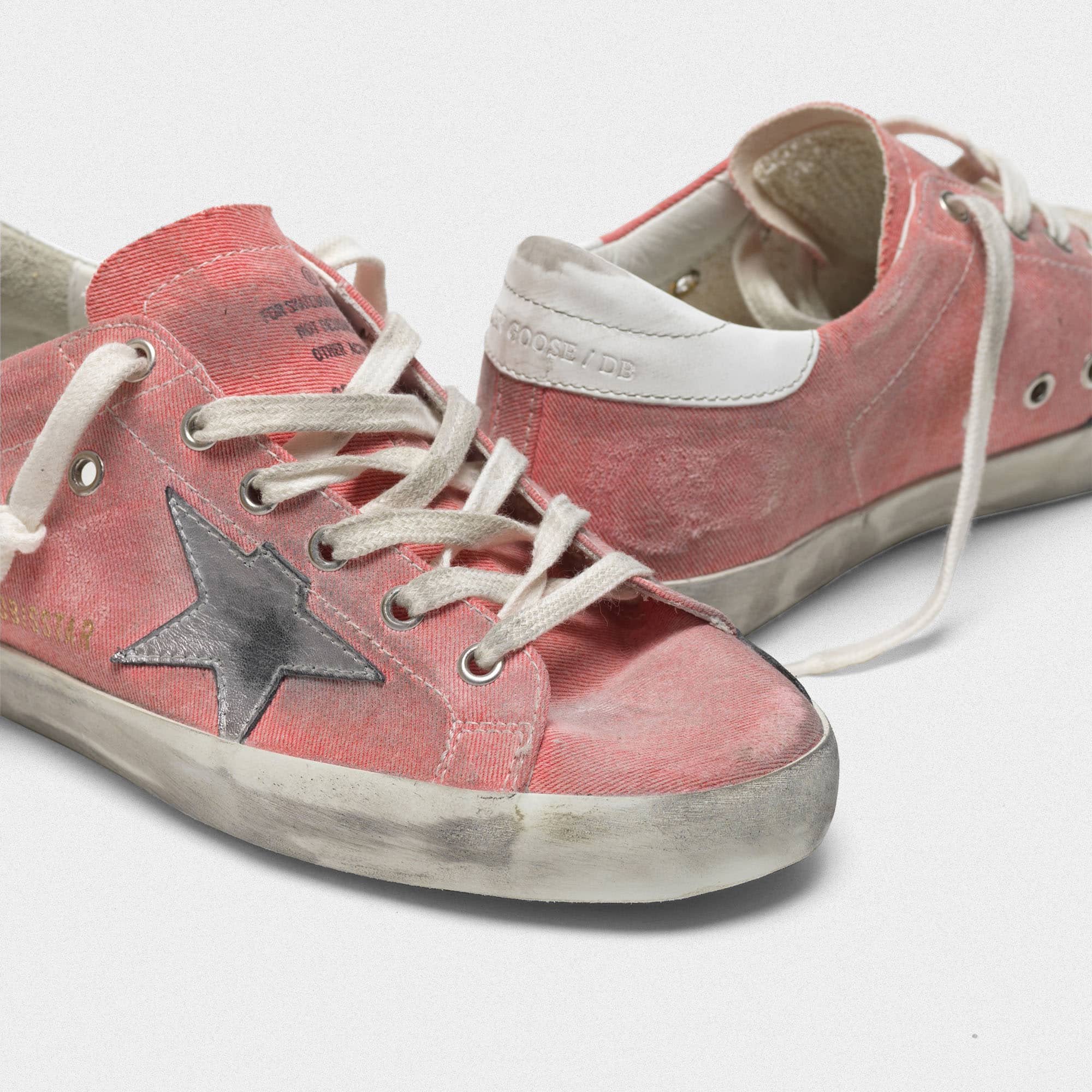 Women | Superstar Sneakers Denim Pink with Laminated Star - Image 3