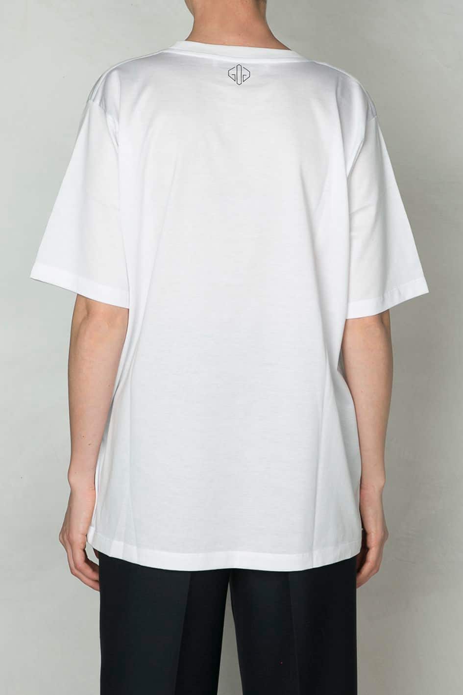 Women | T-Shirt Cindy White/Black Be Golden - Image 2